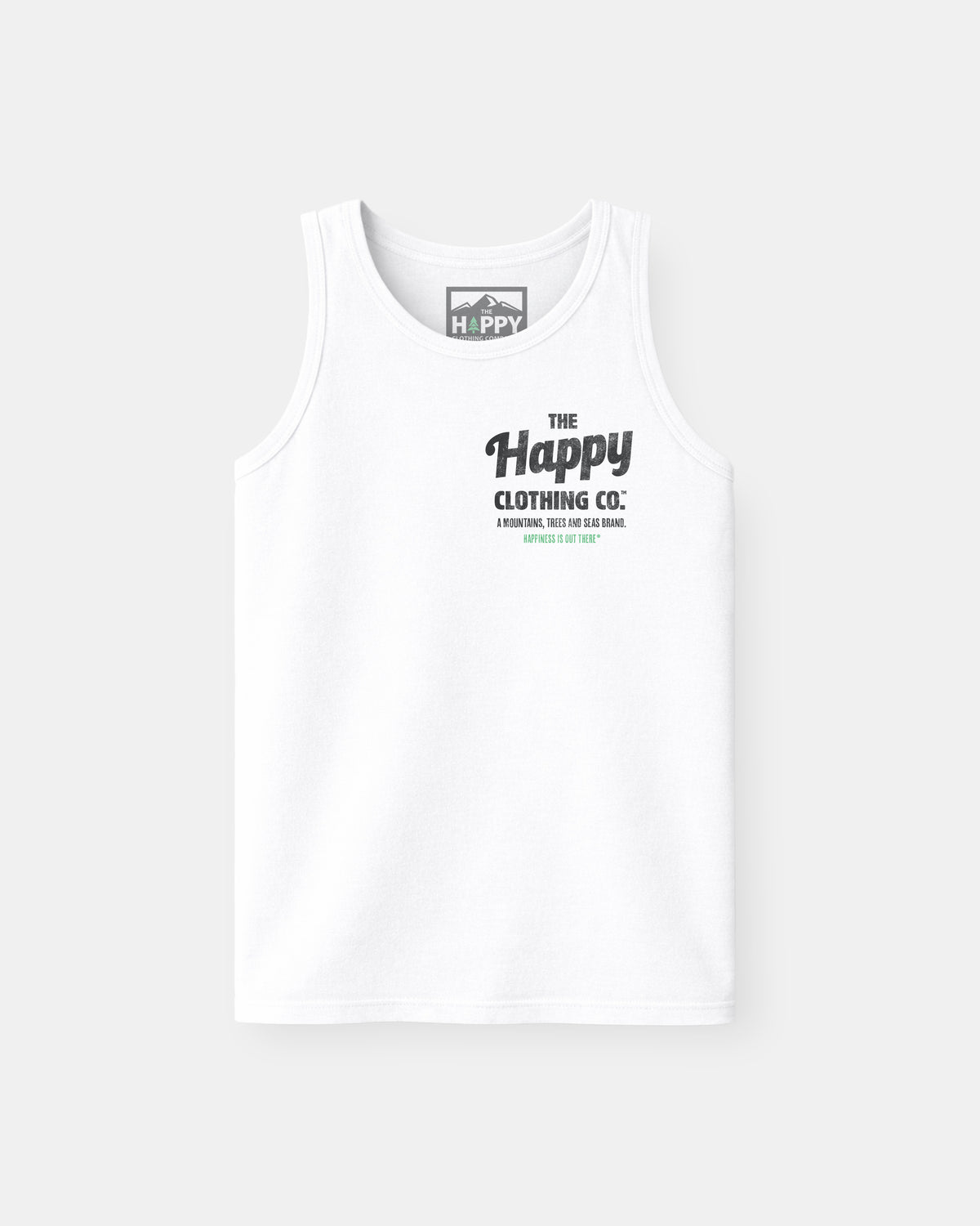 The Happy Clothing Co. Script Nature-Dyed Tank - The Happy Clothing Company