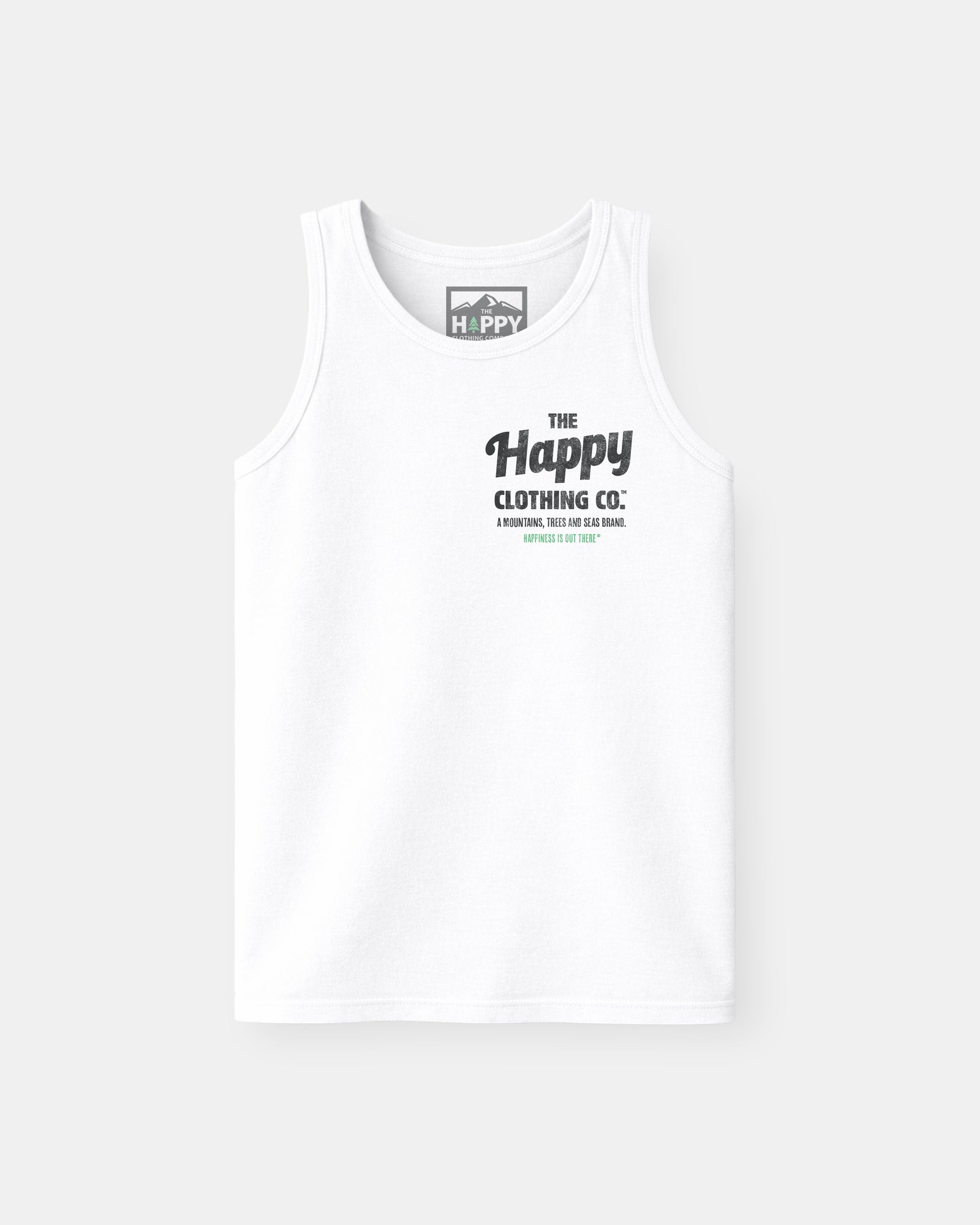 The Happy Clothing Co. Script Nature-Dyed Tank - The Happy Clothing Company