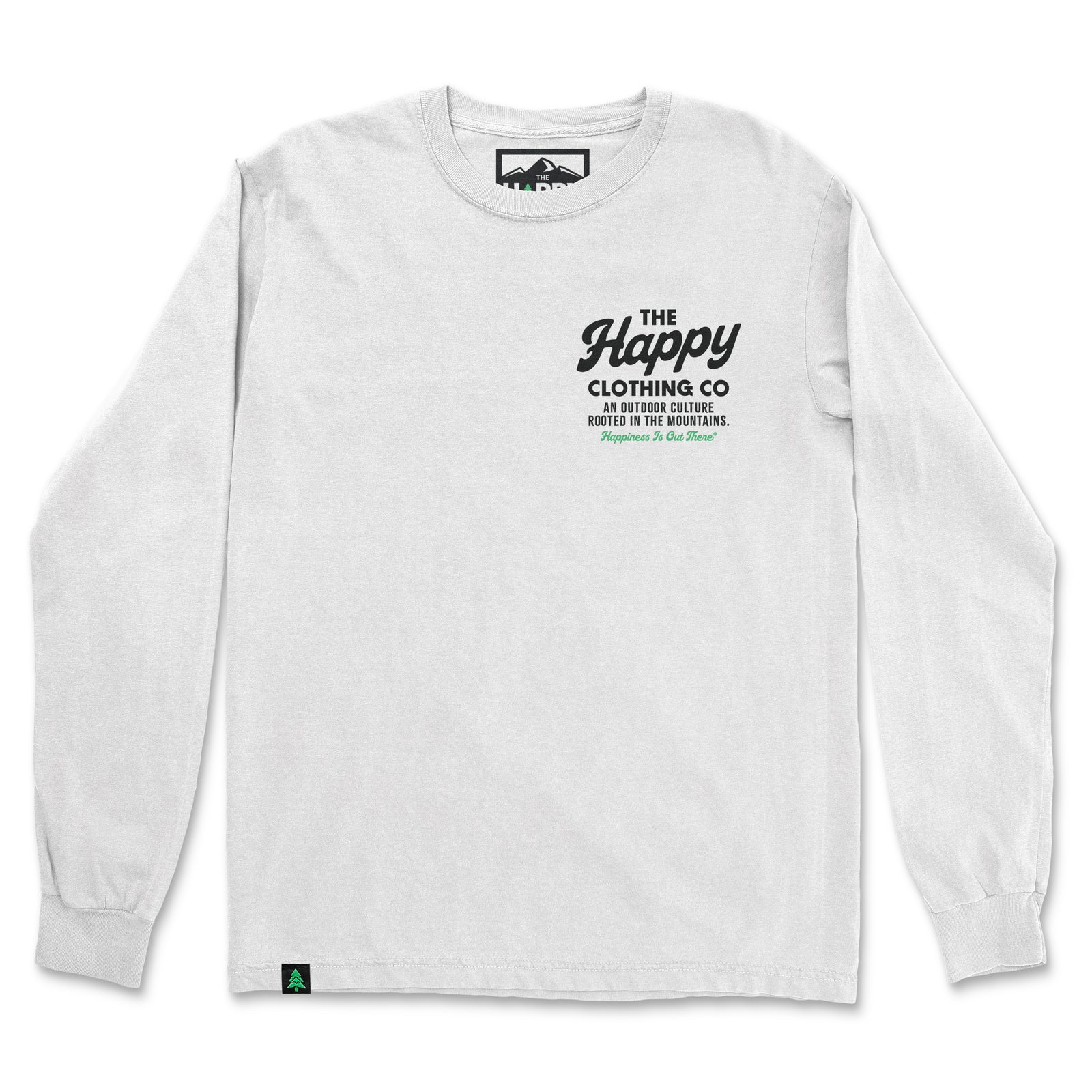 The Happy Clothing Co. Script Nature-Dyed Long Sleeve - The Happy Clothing Company