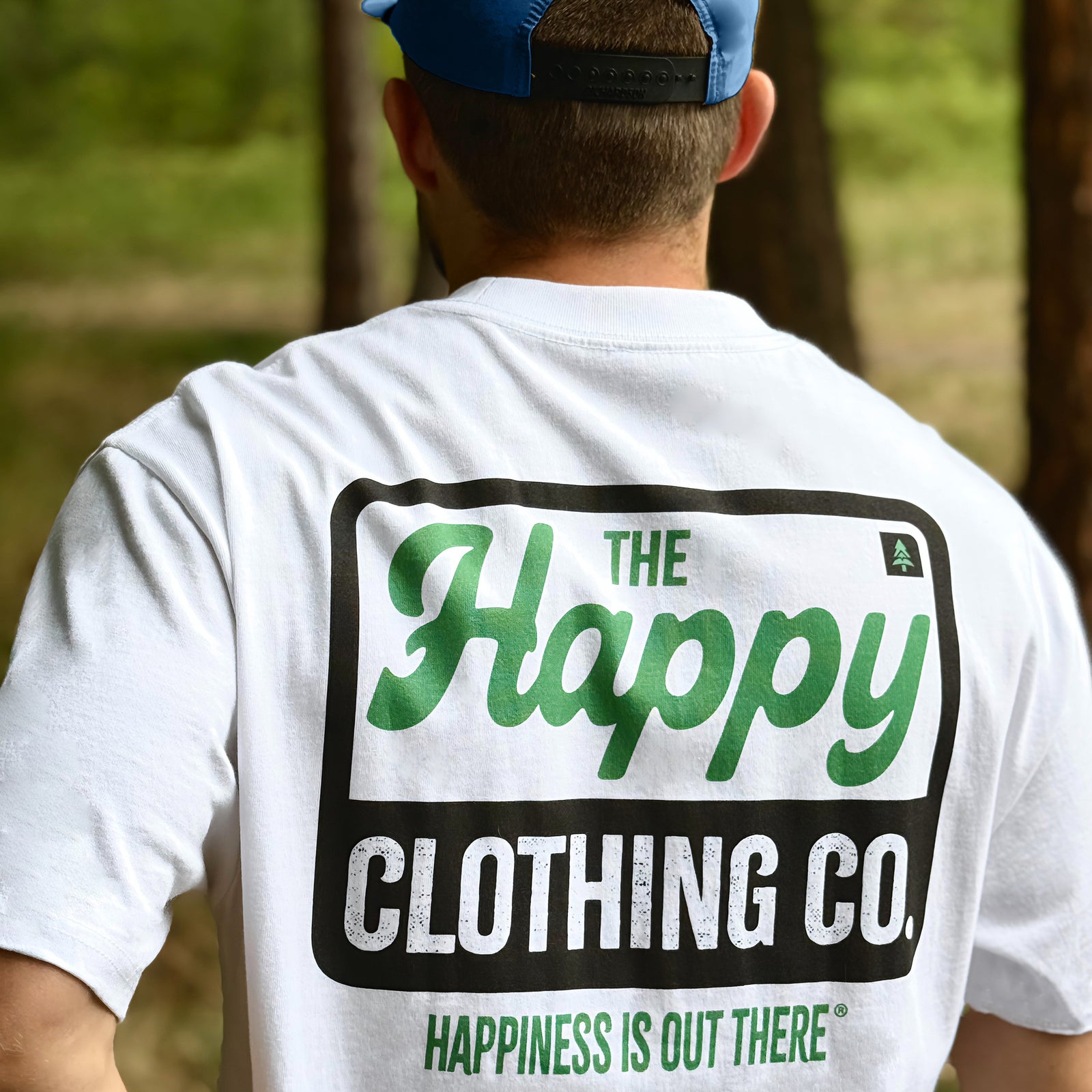 Vintage Happy Co. Logo Vintage Oversized Tee - The Happy Clothing Company
