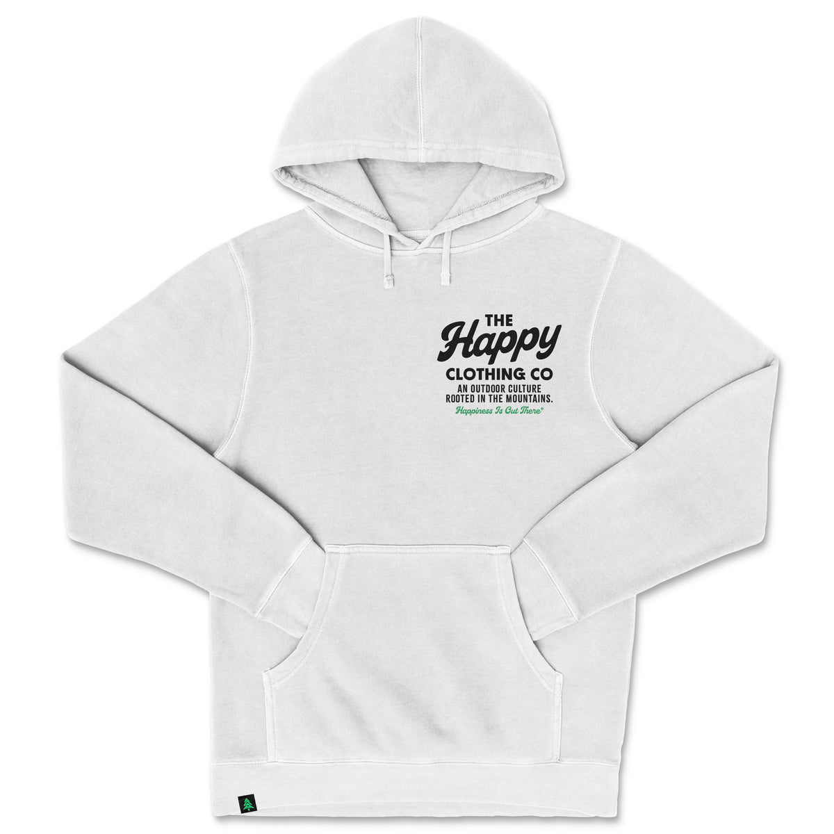 The Happy Clothing Co. Script Nature-Dyed Unisex Hoodie - The Happy Clothing Company
