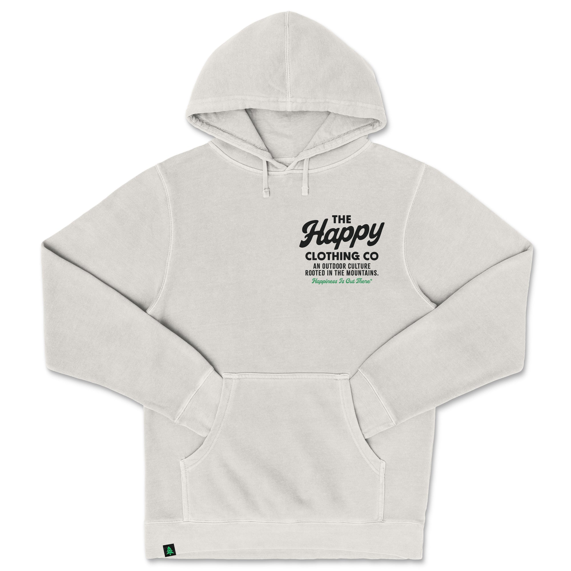 The Happy Clothing Co. Script Nature-Dyed Unisex Hoodie - The Happy Clothing Company
