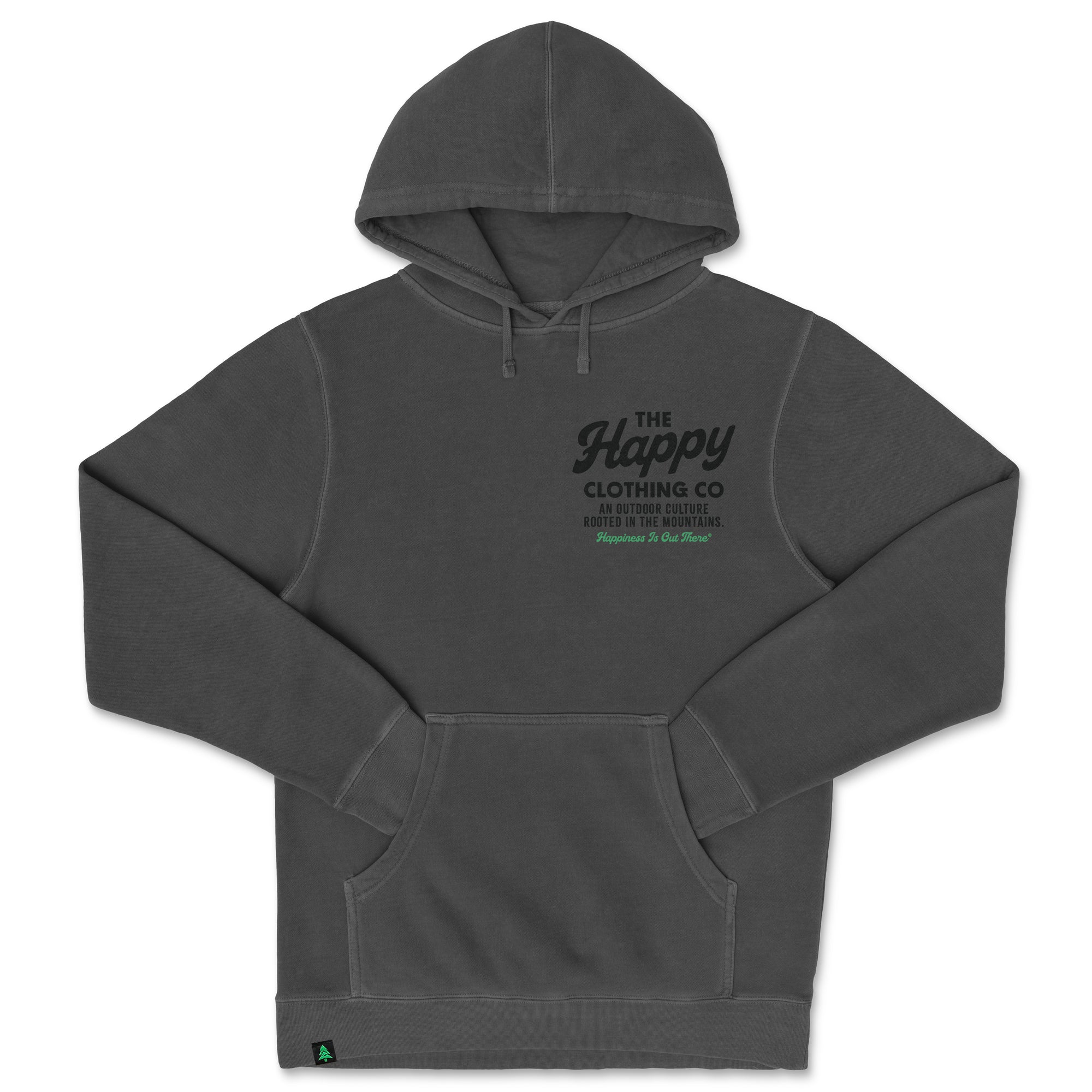 The Happy Clothing Co. Script Nature-Dyed Unisex Hoodie - The Happy Clothing Company