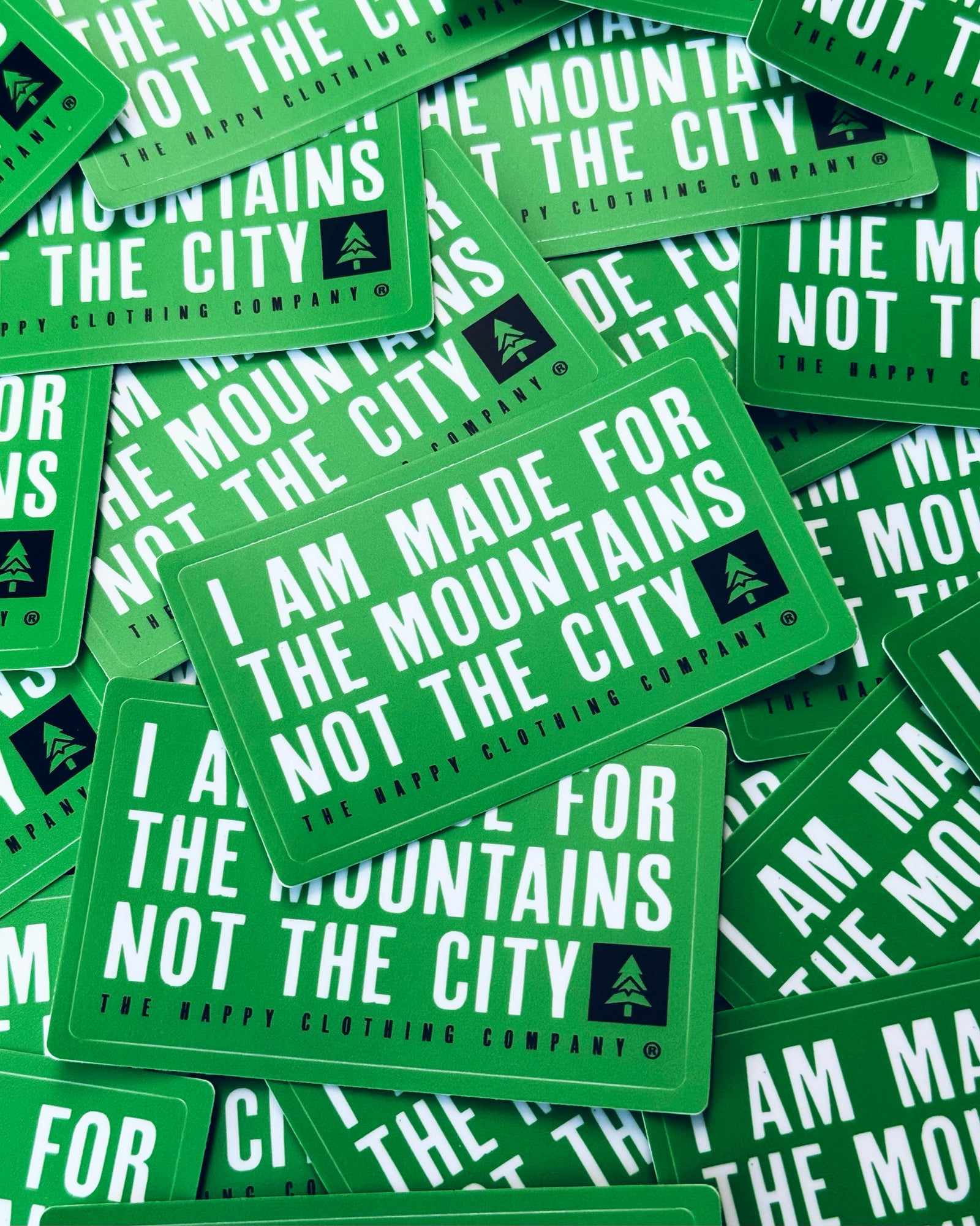 I Am Made For The Mountains Sticker - The Happy Clothing Company