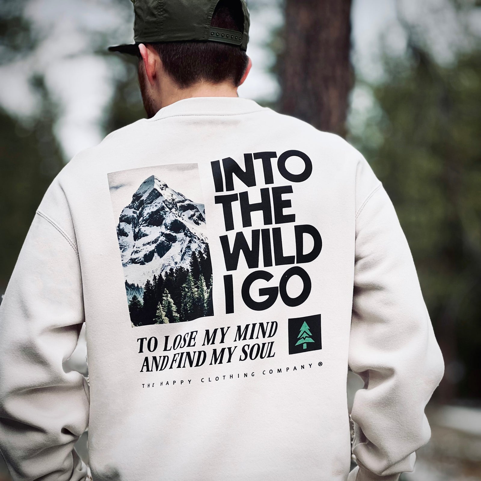 Into The Wild I Go Unisex Relaxed Crew - The Happy Clothing Company