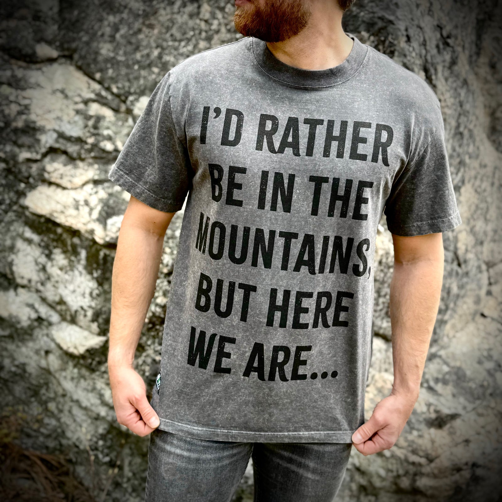 I'd Rather Be In The Mountains | Heavyweight & Oversized | - The Happy Clothing Company