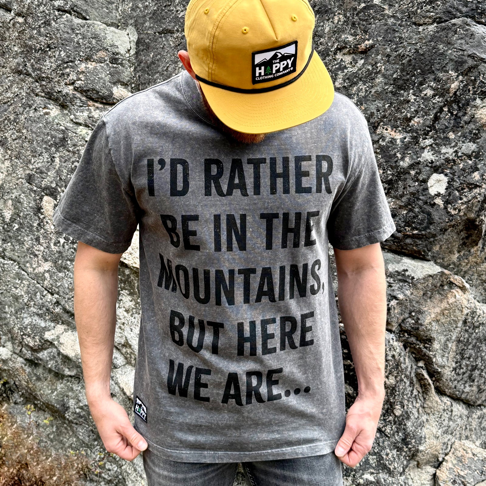 I'd Rather Be In The Mountains | Heavyweight & Oversized | - The Happy Clothing Company