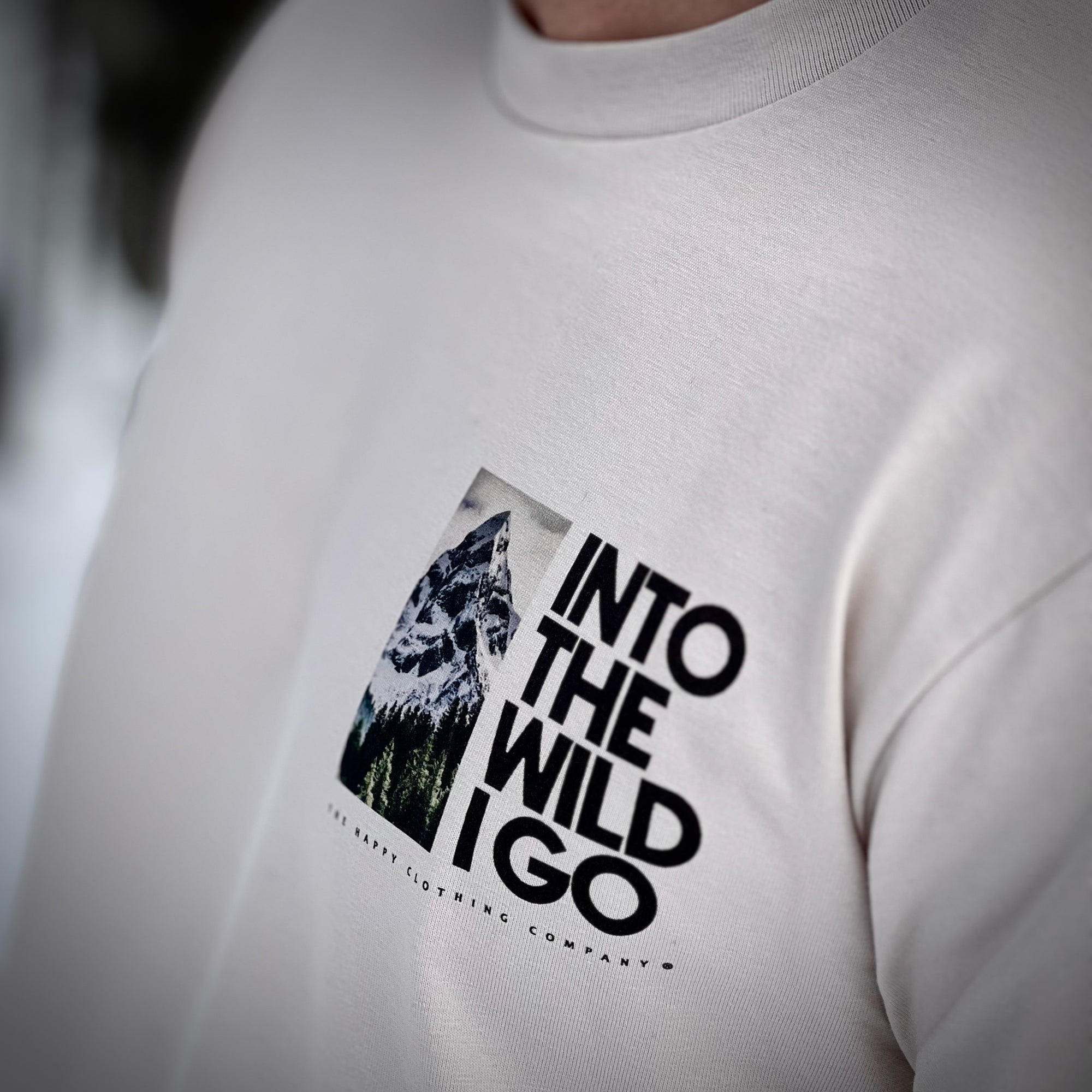 Into The Wild Back Print Cotton Tee | Peaks & Pines Edition |