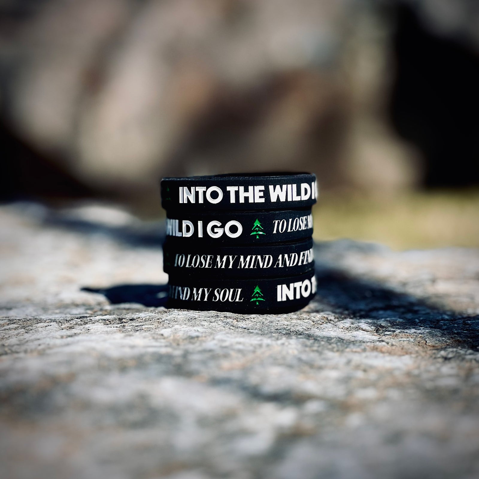 Into The Wild I Go Wristband