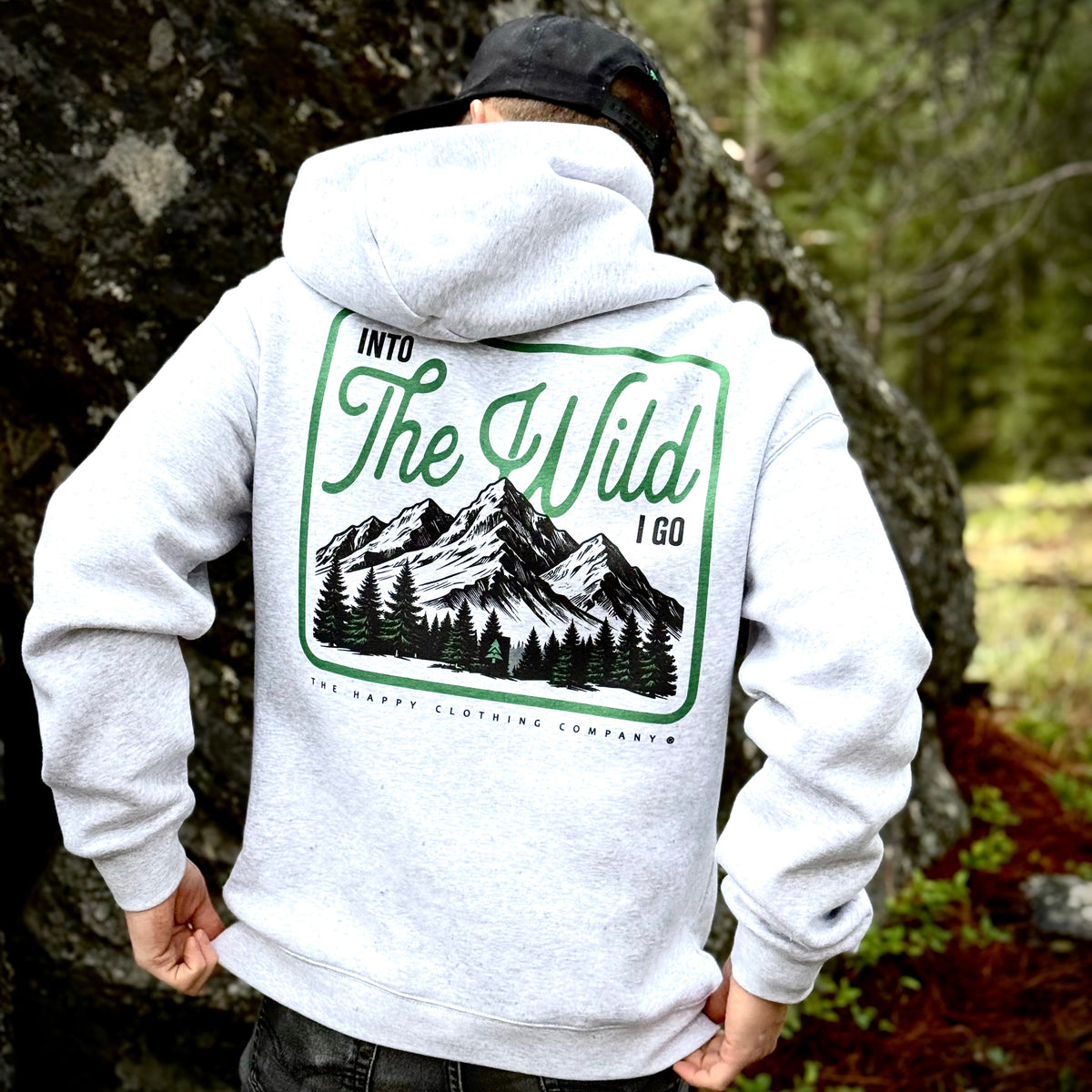 Into The Wild Unisex Relaxed Hoodie - The Happy Clothing Company