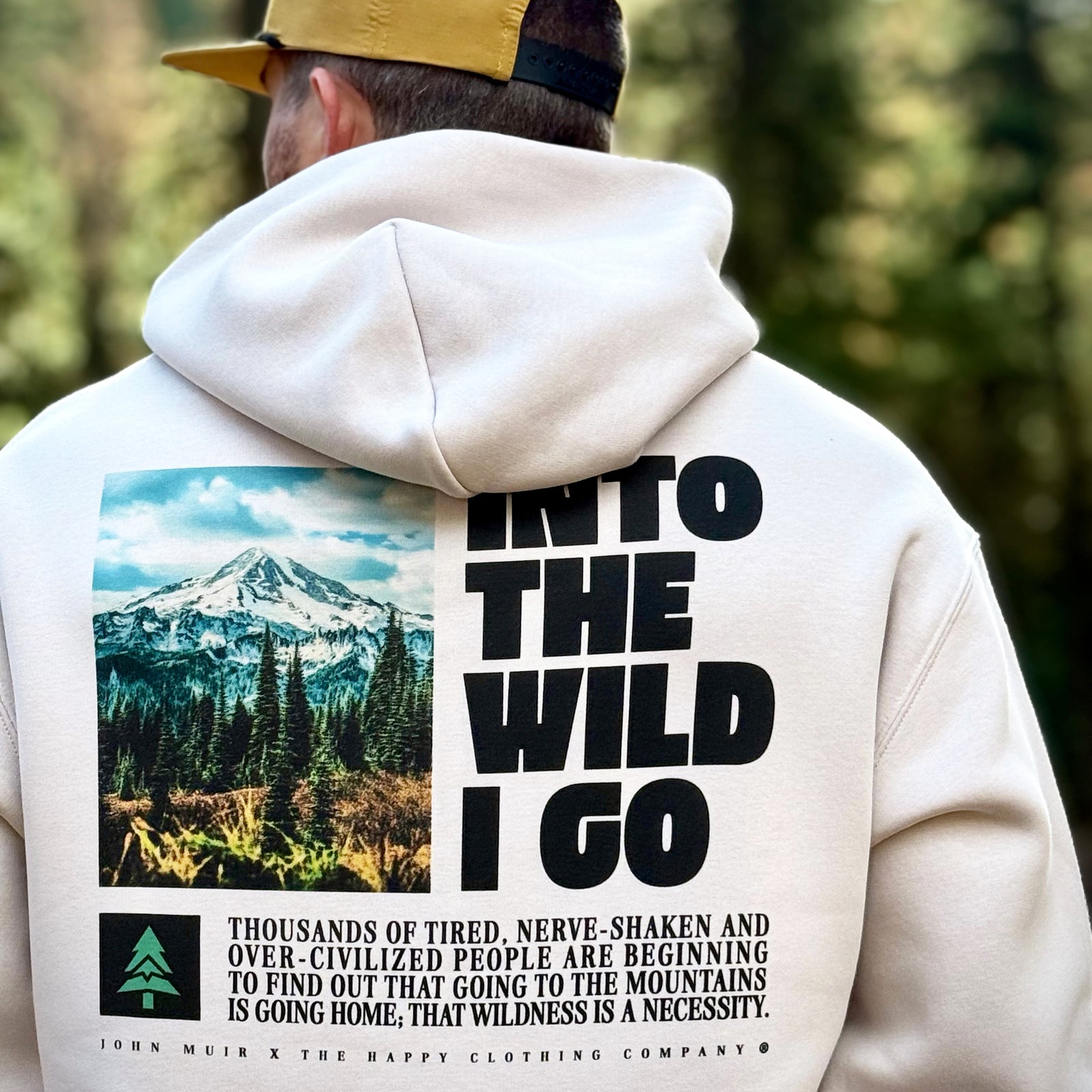 Into The Wild I Go X John Muir Unisex Relaxed Hoodie