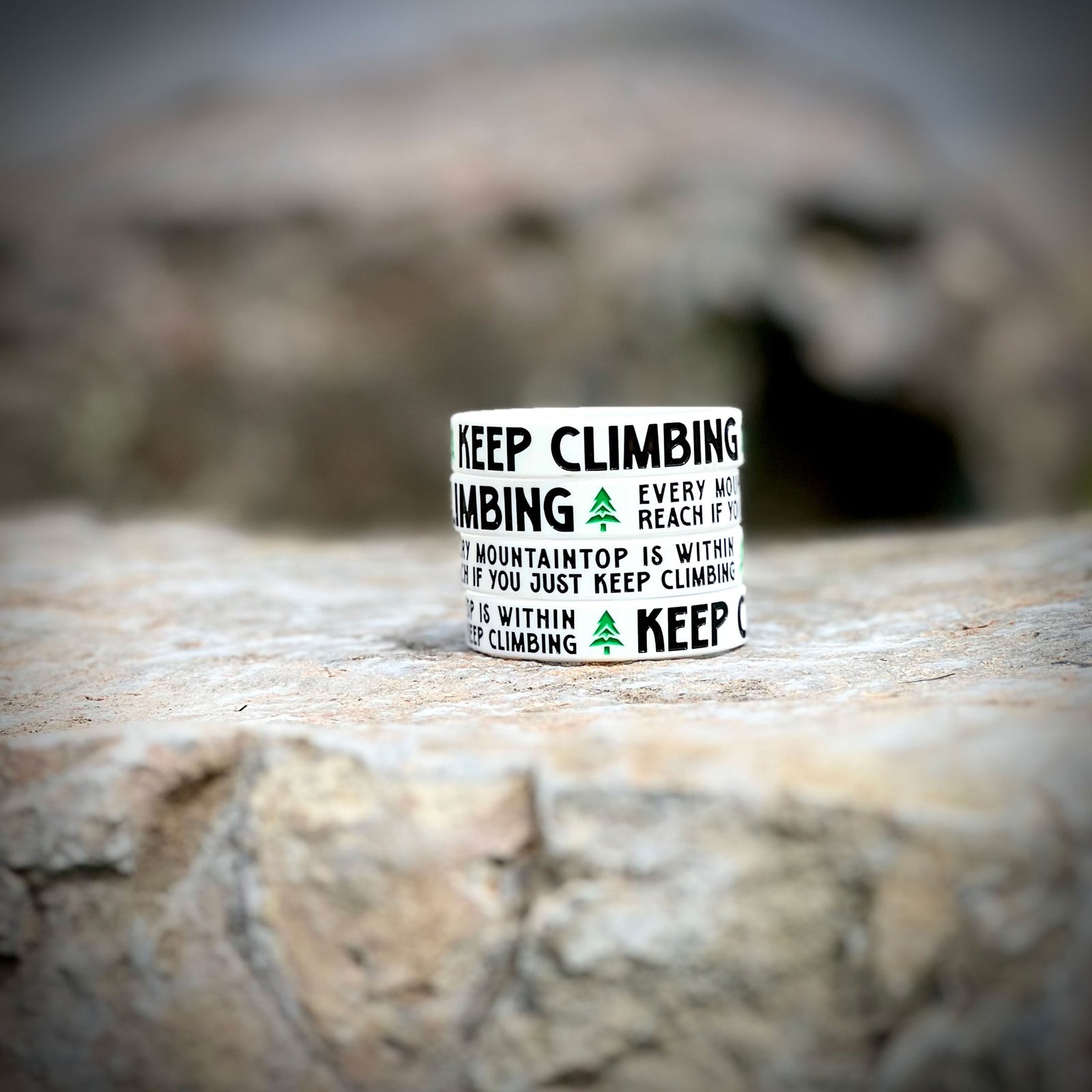 Keep Climbing Wristband