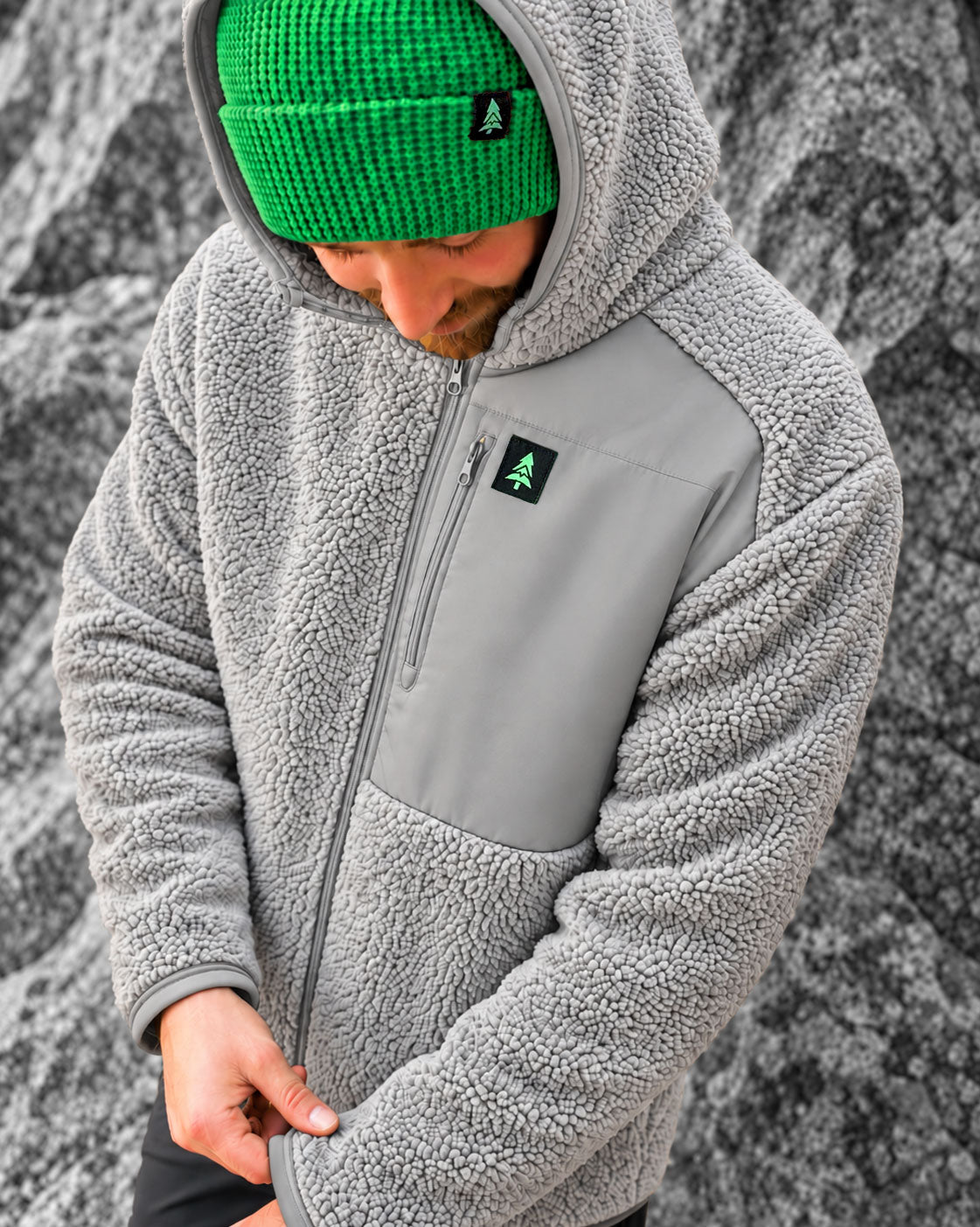 Snomad Sherpa Hoodie | High Pile Fleece | - The Happy Clothing Company