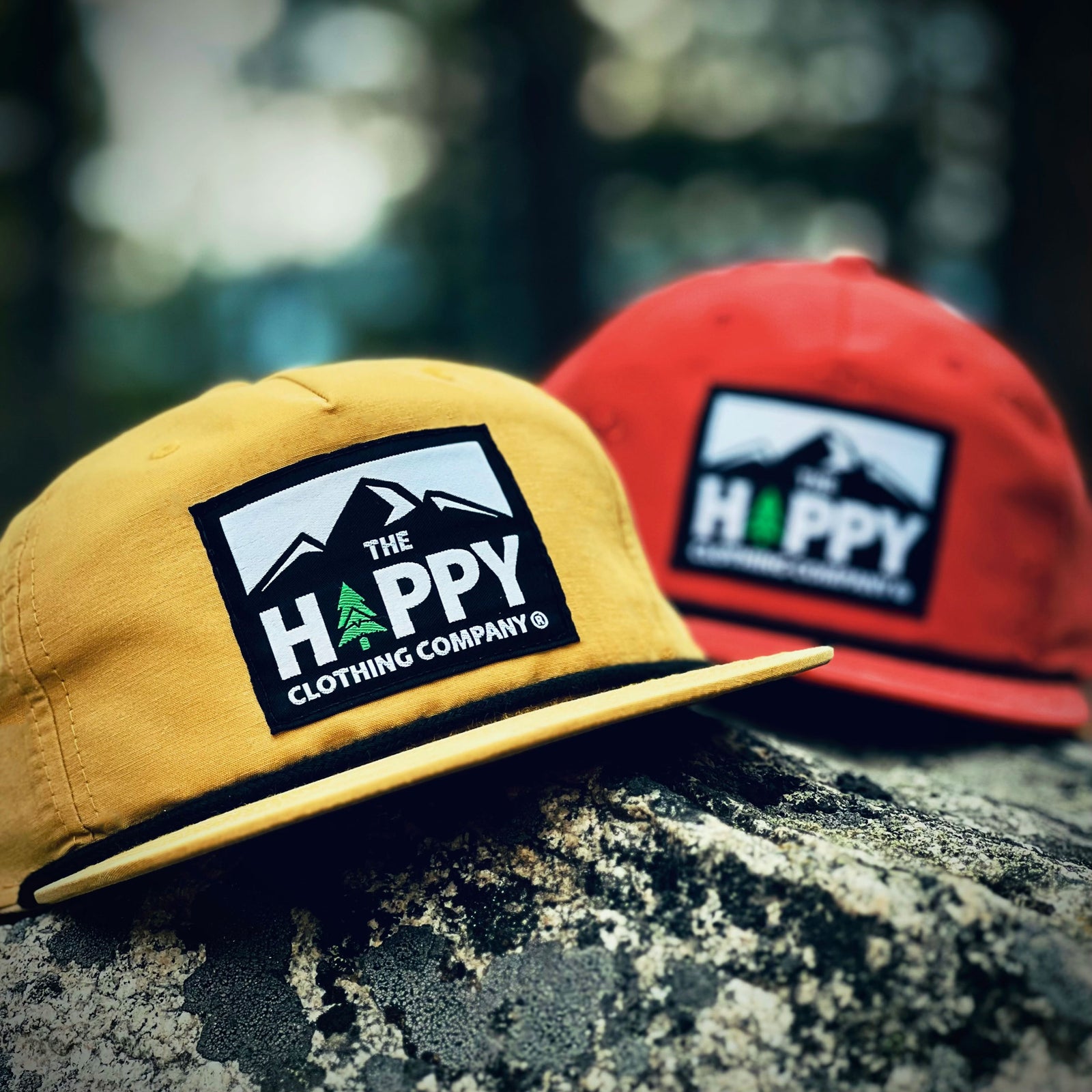 Logo 5 Panel Vintage Cap with Rope - The Happy Clothing Company