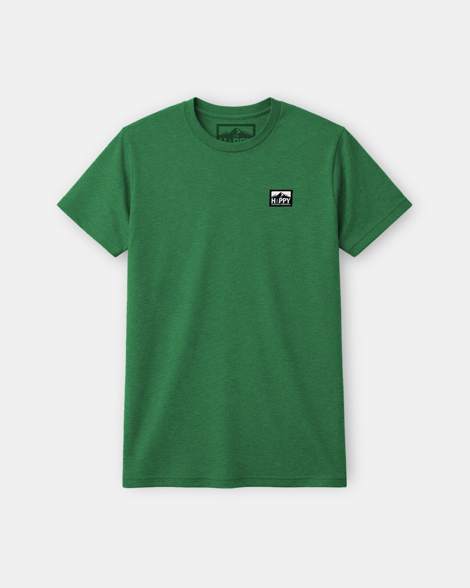 Logo Label Earth Tone Tee | Lightweight Blend | - The Happy Clothing Company