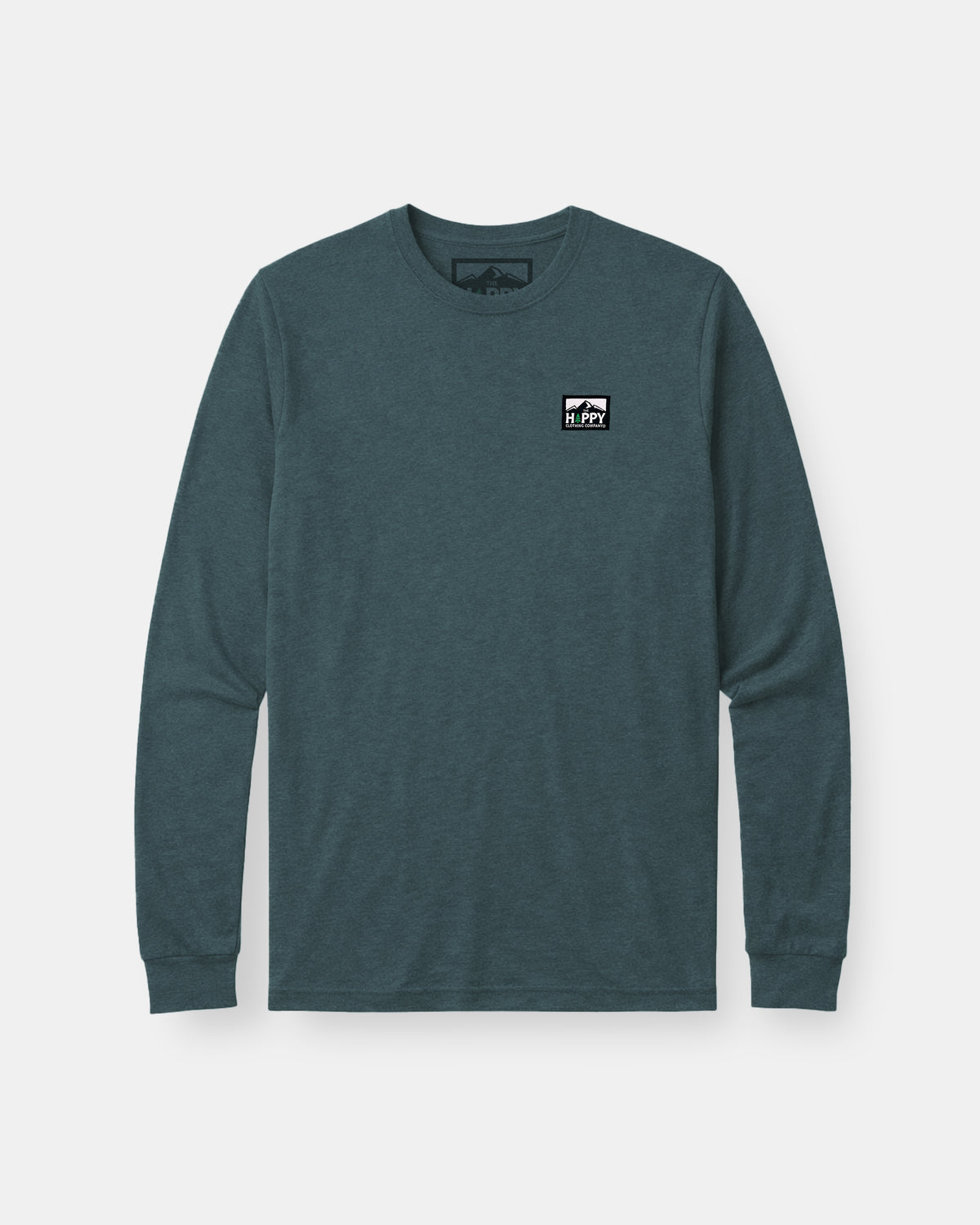 Logo Label Earth Tone Long Sleeve | Lightweight Blend | - The Happy Clothing Company