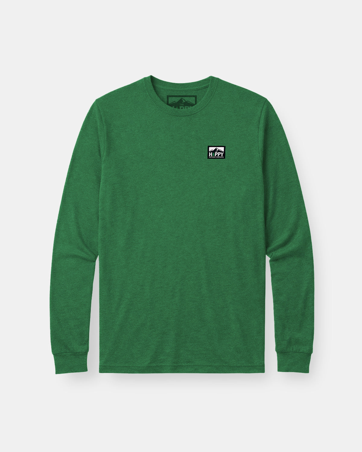 Logo Label Earth Tone Long Sleeve | Lightweight Blend | - The Happy Clothing Company