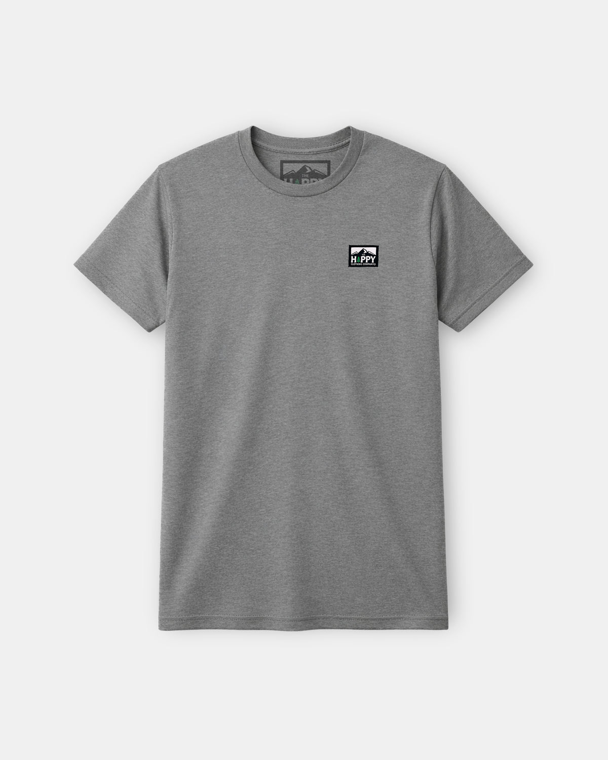 Logo Label Earth Tone Tee | Lightweight Blend | - The Happy Clothing Company