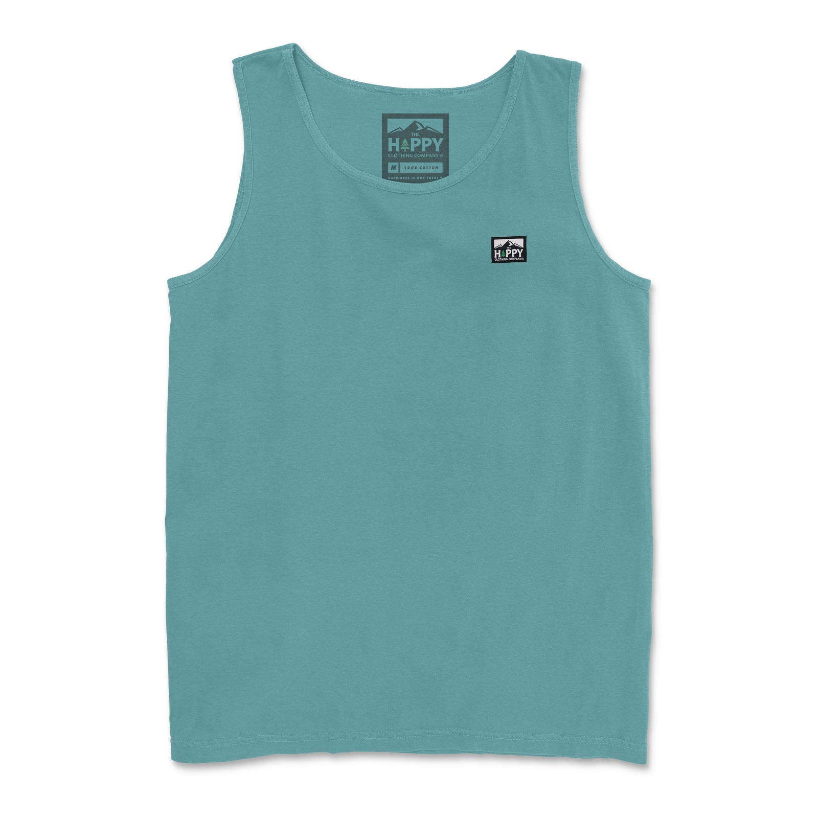 Pigment-Dyed Logo Label Tank - The Happy Clothing Company