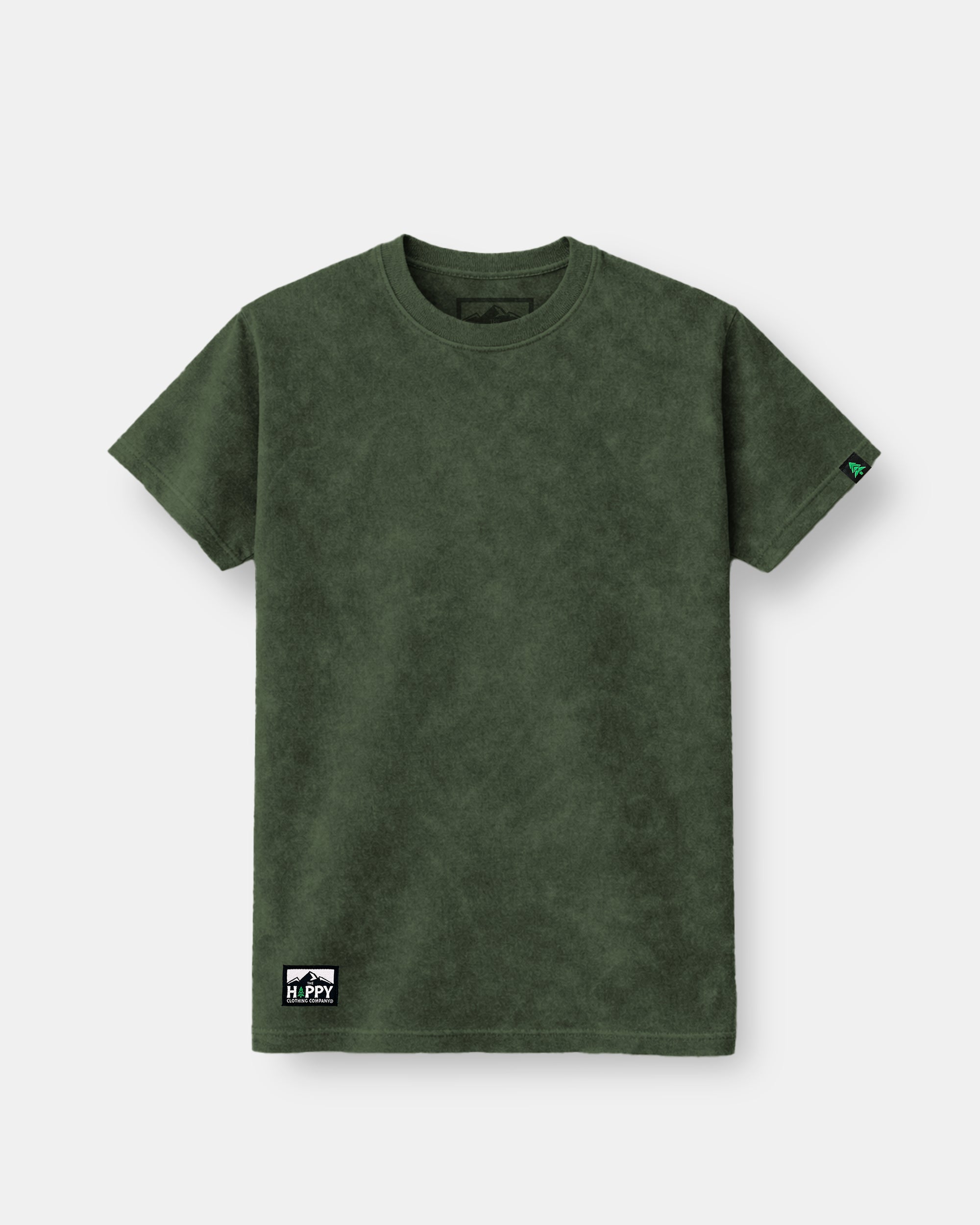 トップス Stone Pinched Lyocel Tee / Green Stone Series Tee | Lightweight | | The Happy Clothing Company