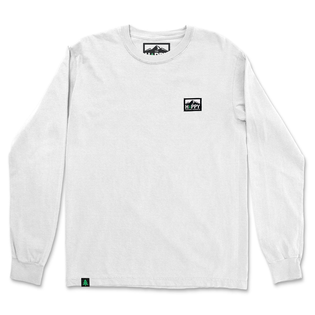 Nature-Dyed Long Sleeve With Logo Label - The Happy Clothing Company