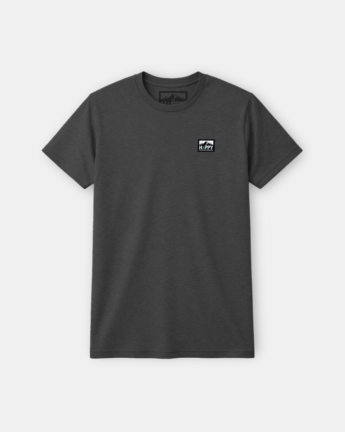 Logo Label Earth Tone Tee | Lightweight Blend | - The Happy Clothing Company
