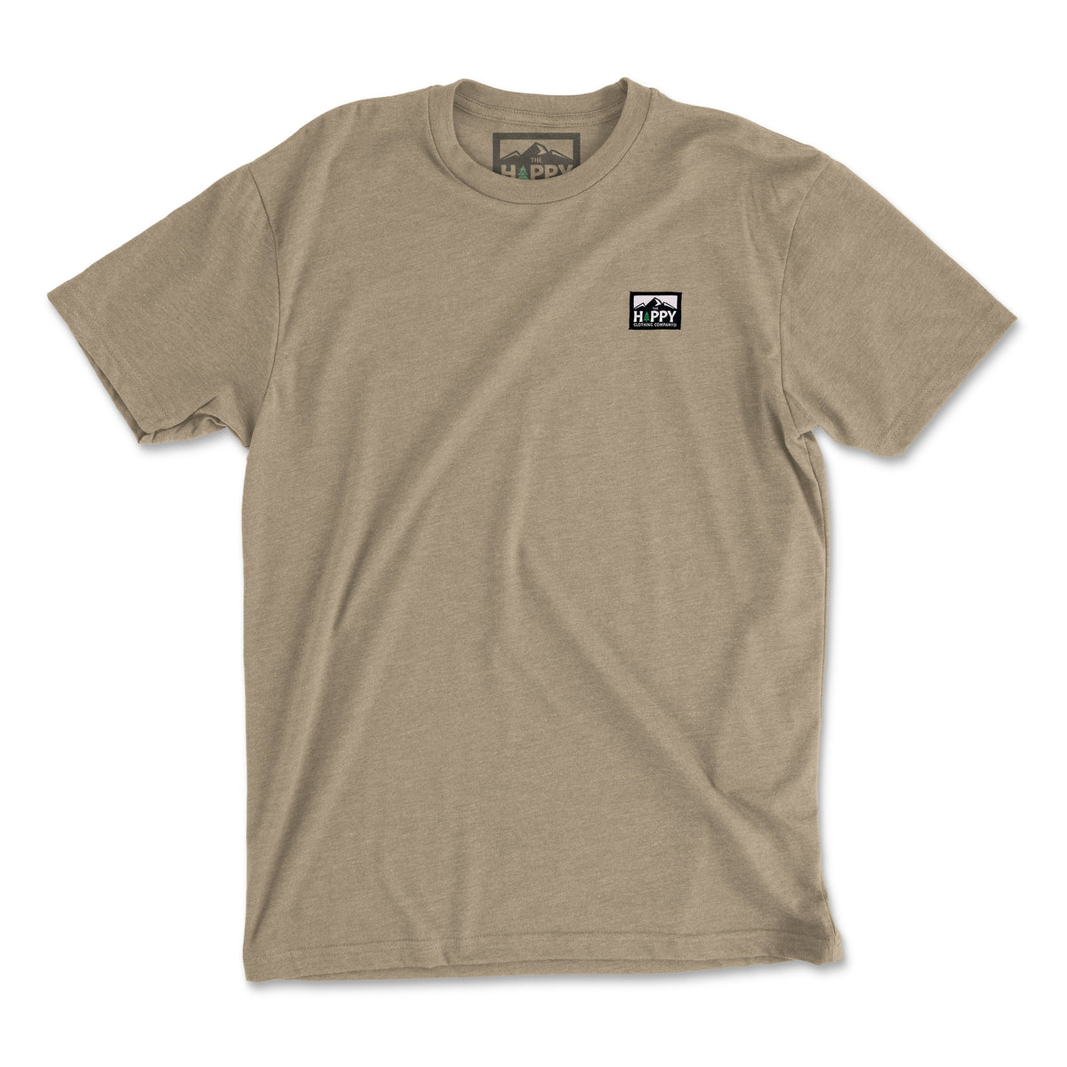 Logo Label 'Explorer Tee' | Lightweight Blend | - The Happy Clothing Company