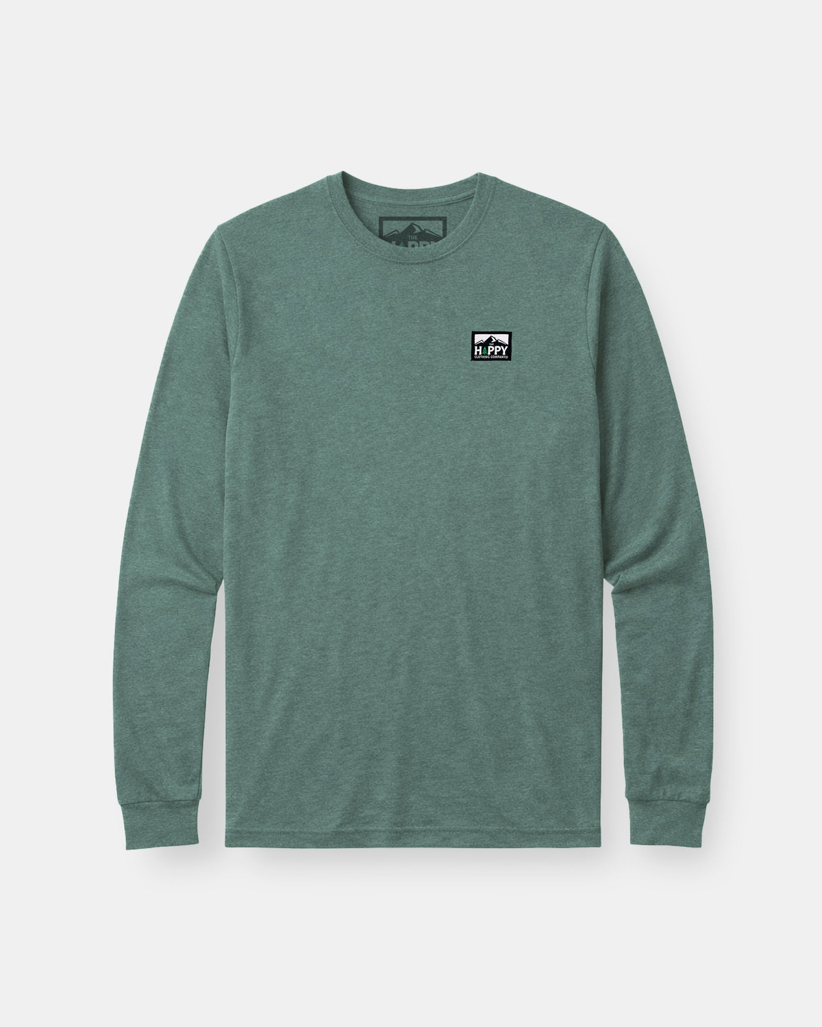 Logo Label Earth Tone Long Sleeve | Lightweight Blend | - The Happy Clothing Company