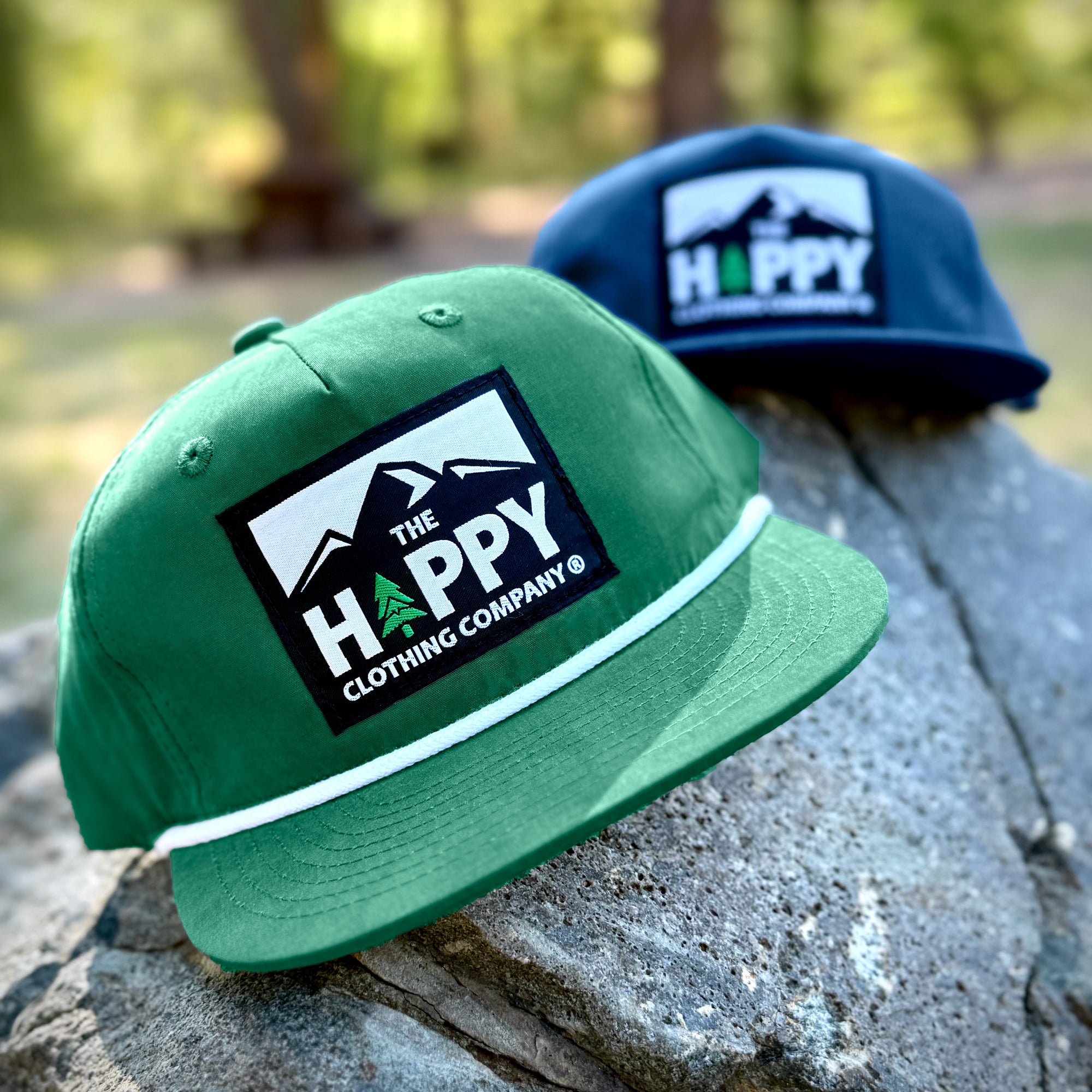 Logo Label Vintage Trail Cap - The Happy Clothing Company