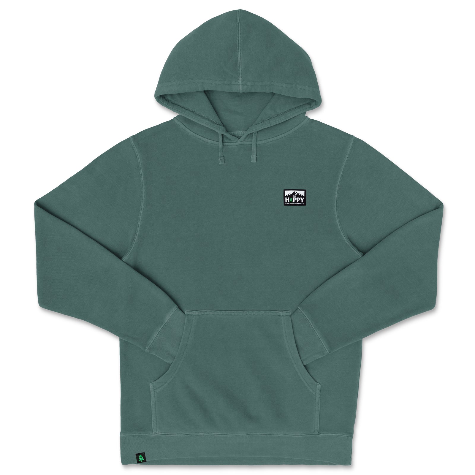 Logo Label Nature-Dyed Unisex Hoodie - The Happy Clothing Company