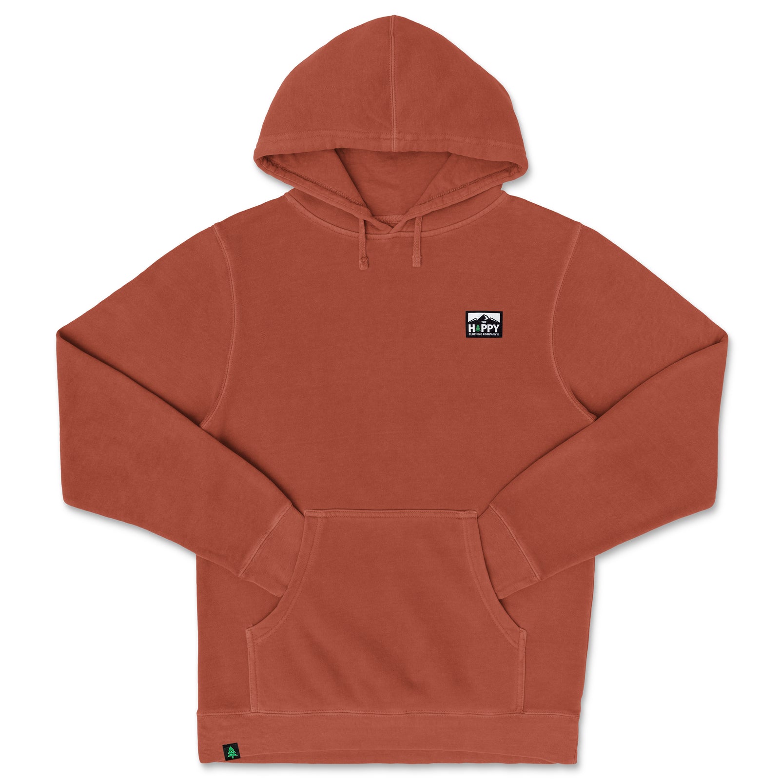 Logo Label Nature-Dyed Unisex Hoodie - The Happy Clothing Company