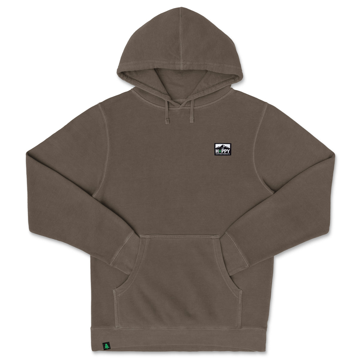 Logo Label Nature-Dyed Unisex Hoodie - The Happy Clothing Company