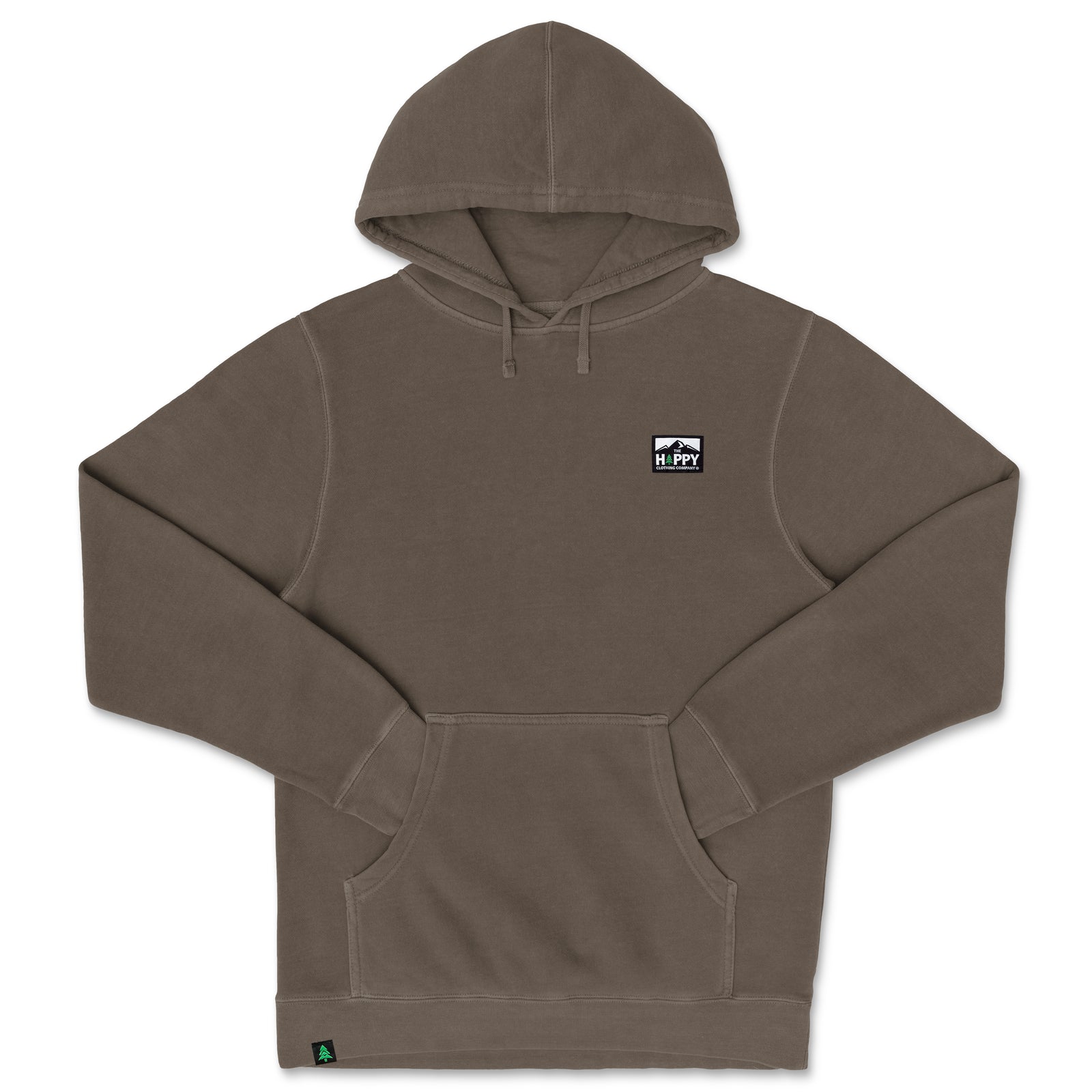 Logo Label Nature-Dyed Unisex Hoodie - The Happy Clothing Company