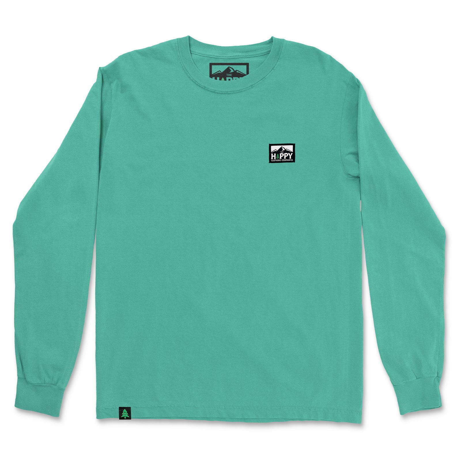 Nature-Dyed Long Sleeve With Logo Label - The Happy Clothing Company