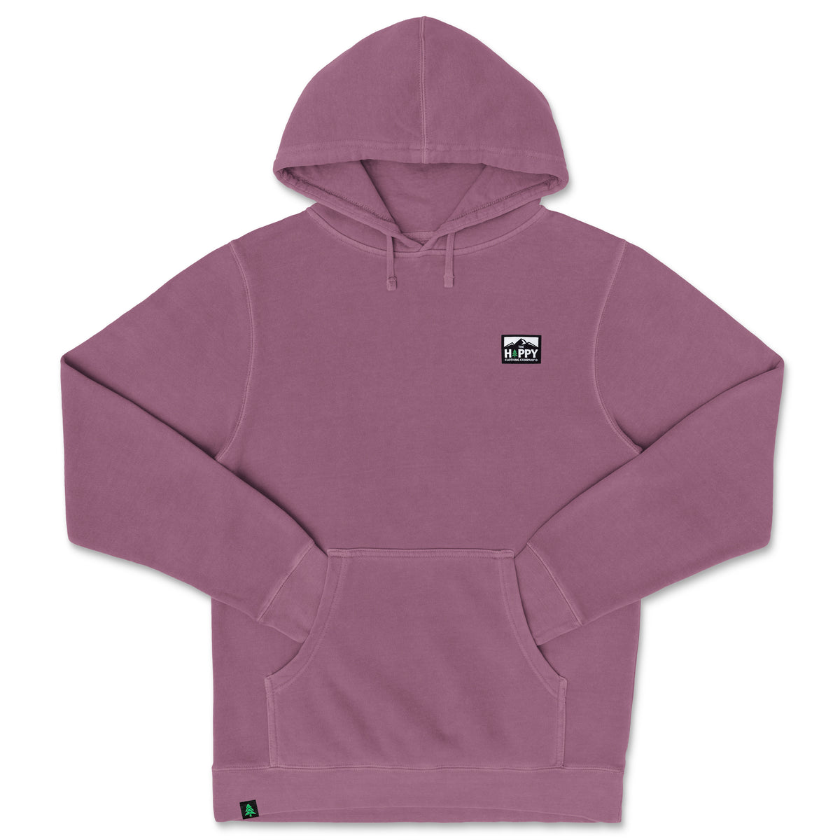 Logo Label Nature-Dyed Unisex Hoodie - The Happy Clothing Company