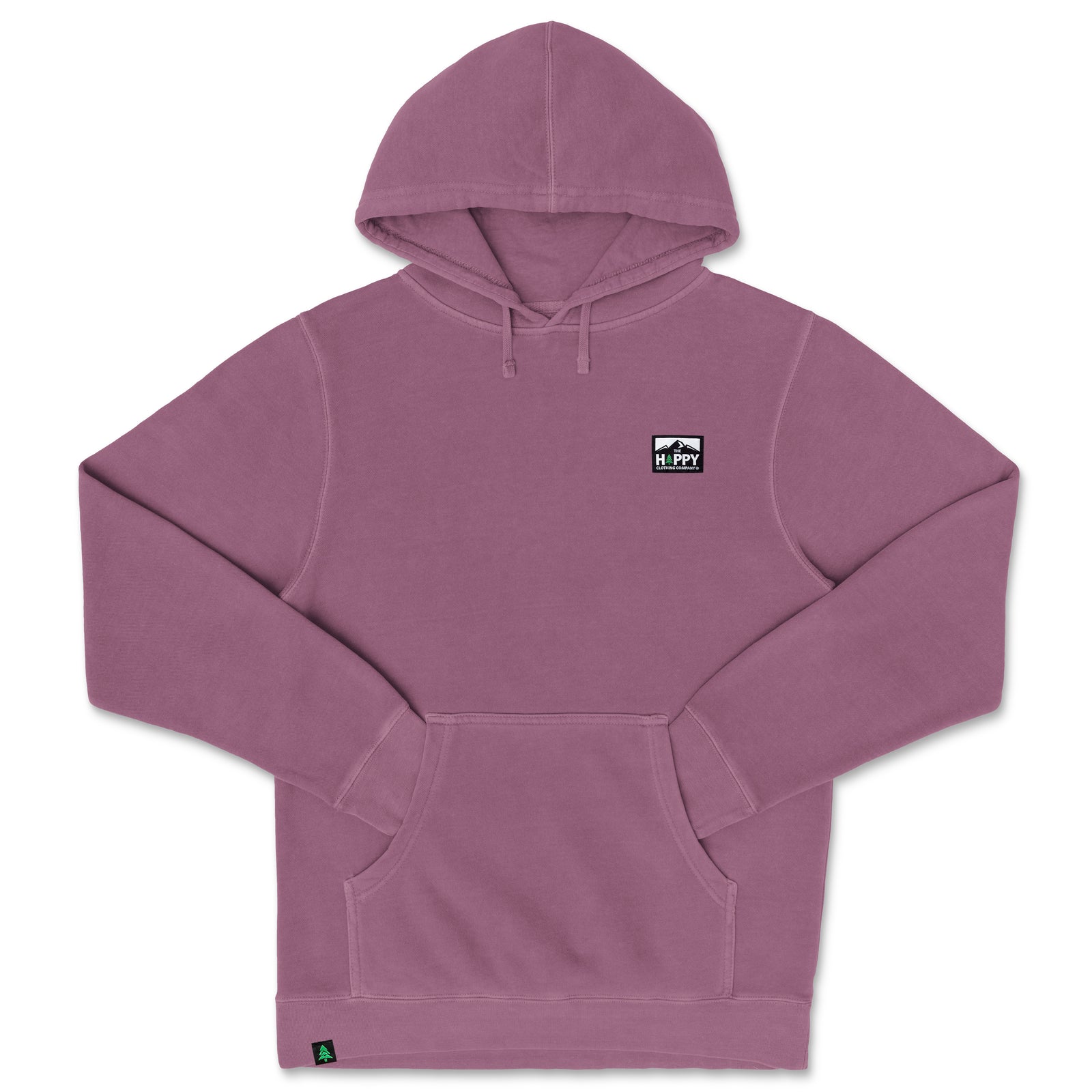 Logo Label Nature-Dyed Unisex Hoodie - The Happy Clothing Company