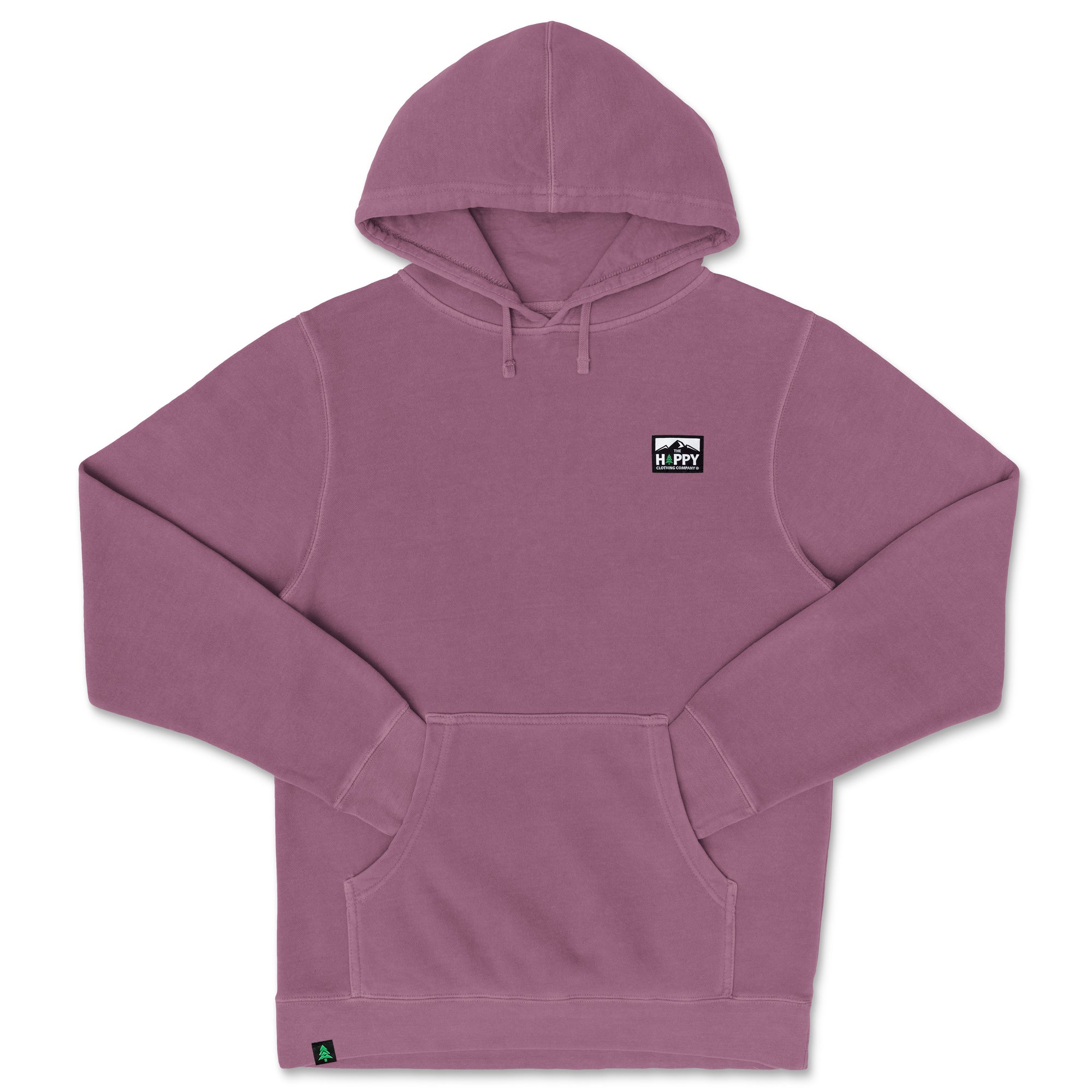 Logo Label Nature-Dyed Unisex Hoodie - The Happy Clothing Company
