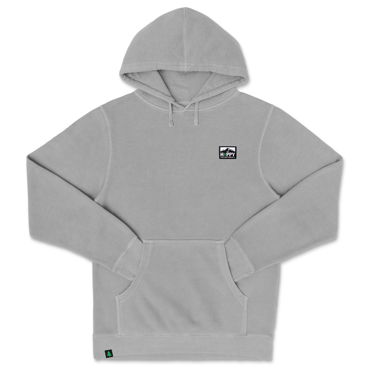 Logo Label Nature-Dyed Unisex Hoodie - The Happy Clothing Company