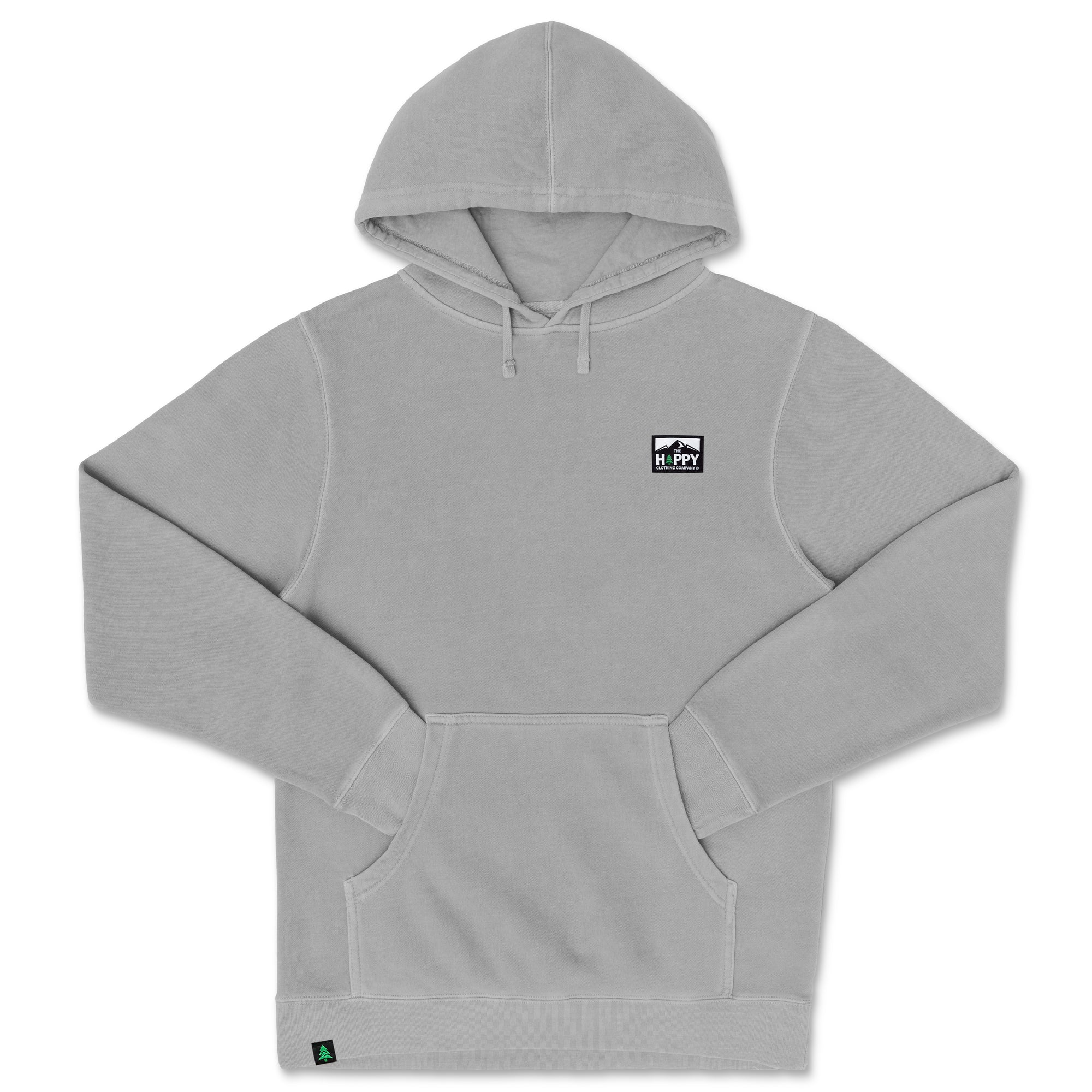 Logo Label Nature-Dyed Unisex Hoodie - The Happy Clothing Company