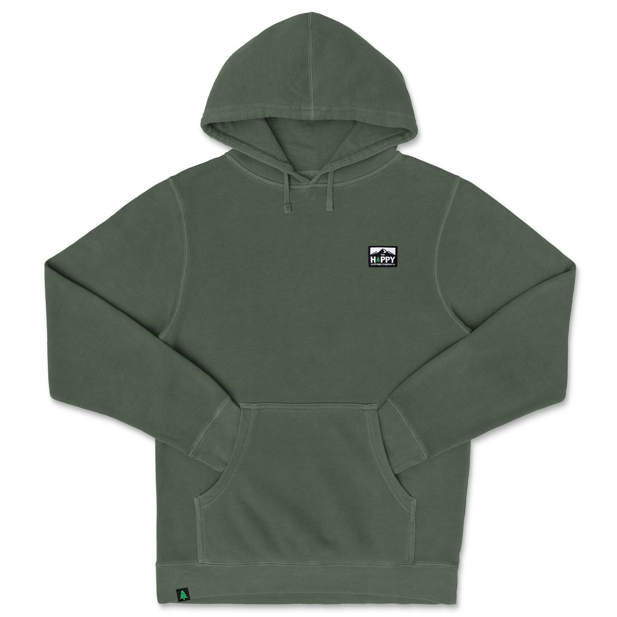 Logo Label Nature-Dyed Unisex Hoodie - The Happy Clothing Company