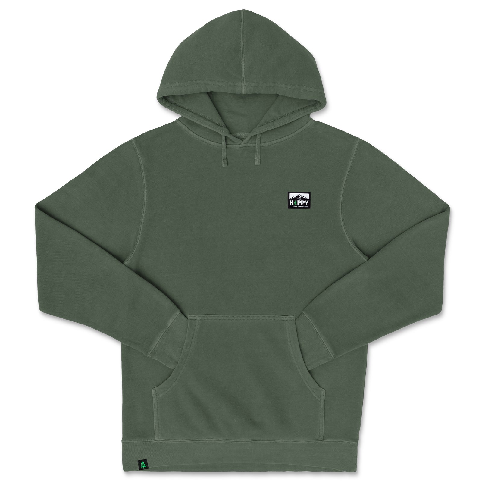 Logo Label Nature-Dyed Unisex Hoodie - The Happy Clothing Company