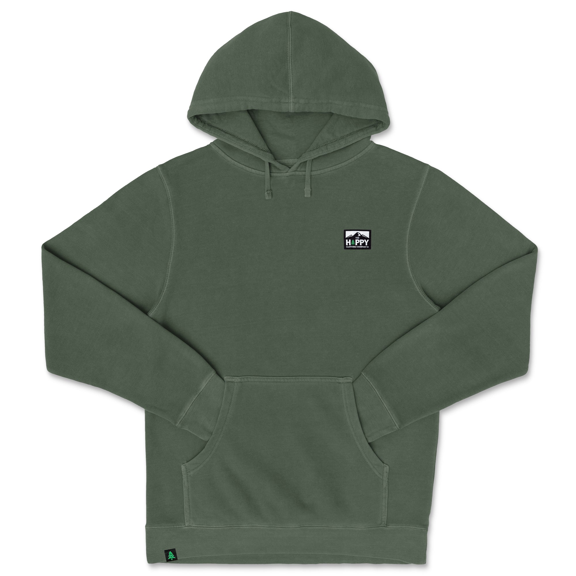 Logo Label Nature-Dyed Unisex Hoodie - The Happy Clothing Company