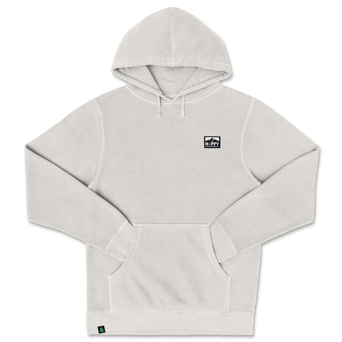 Logo Label Nature-Dyed Unisex Hoodie - The Happy Clothing Company