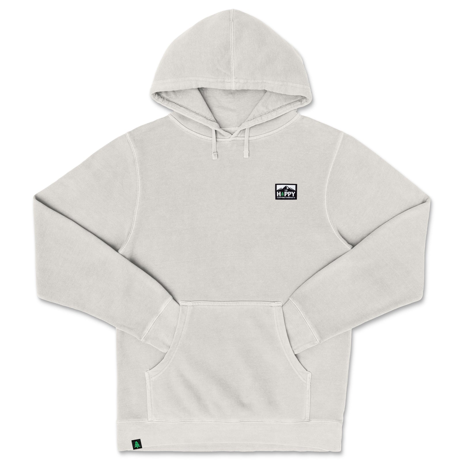 Logo Label Nature-Dyed Unisex Hoodie - The Happy Clothing Company