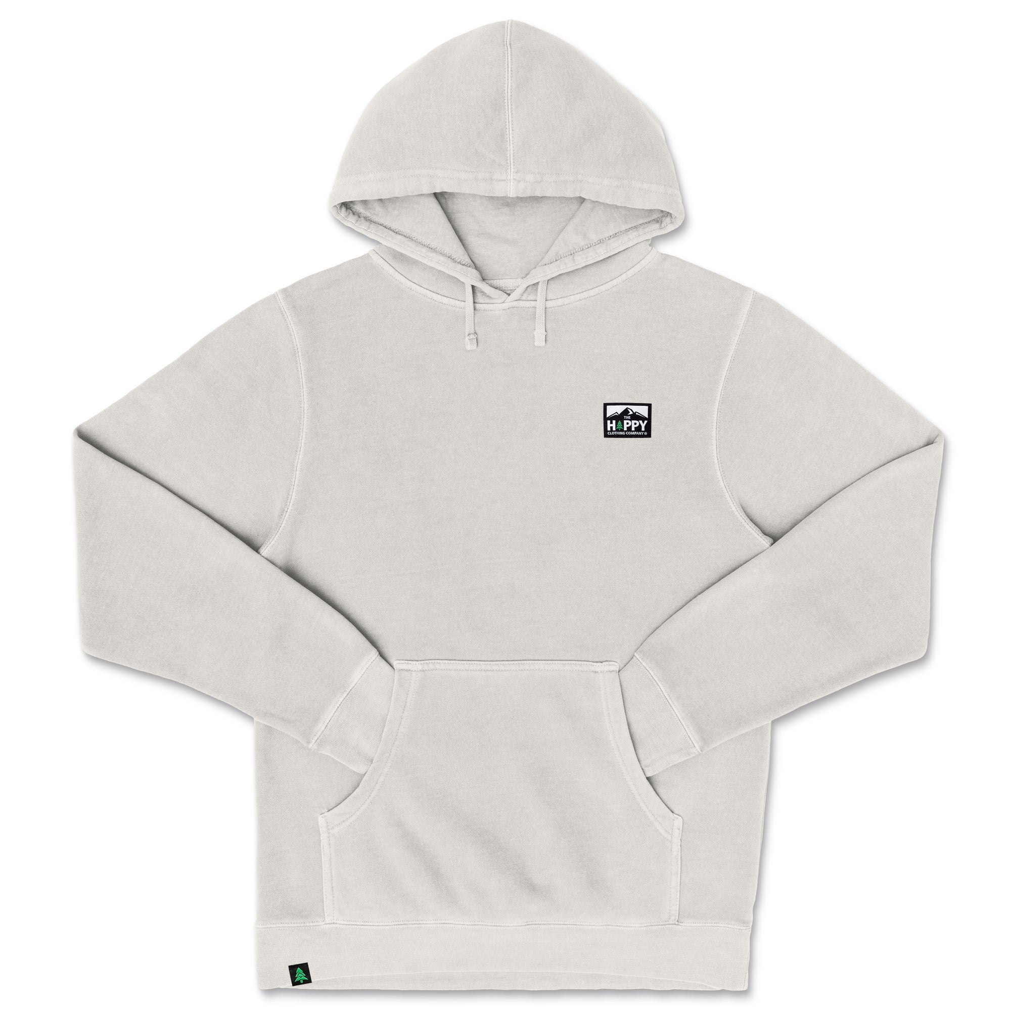 Logo Label Nature-Dyed Unisex Hoodie - The Happy Clothing Company