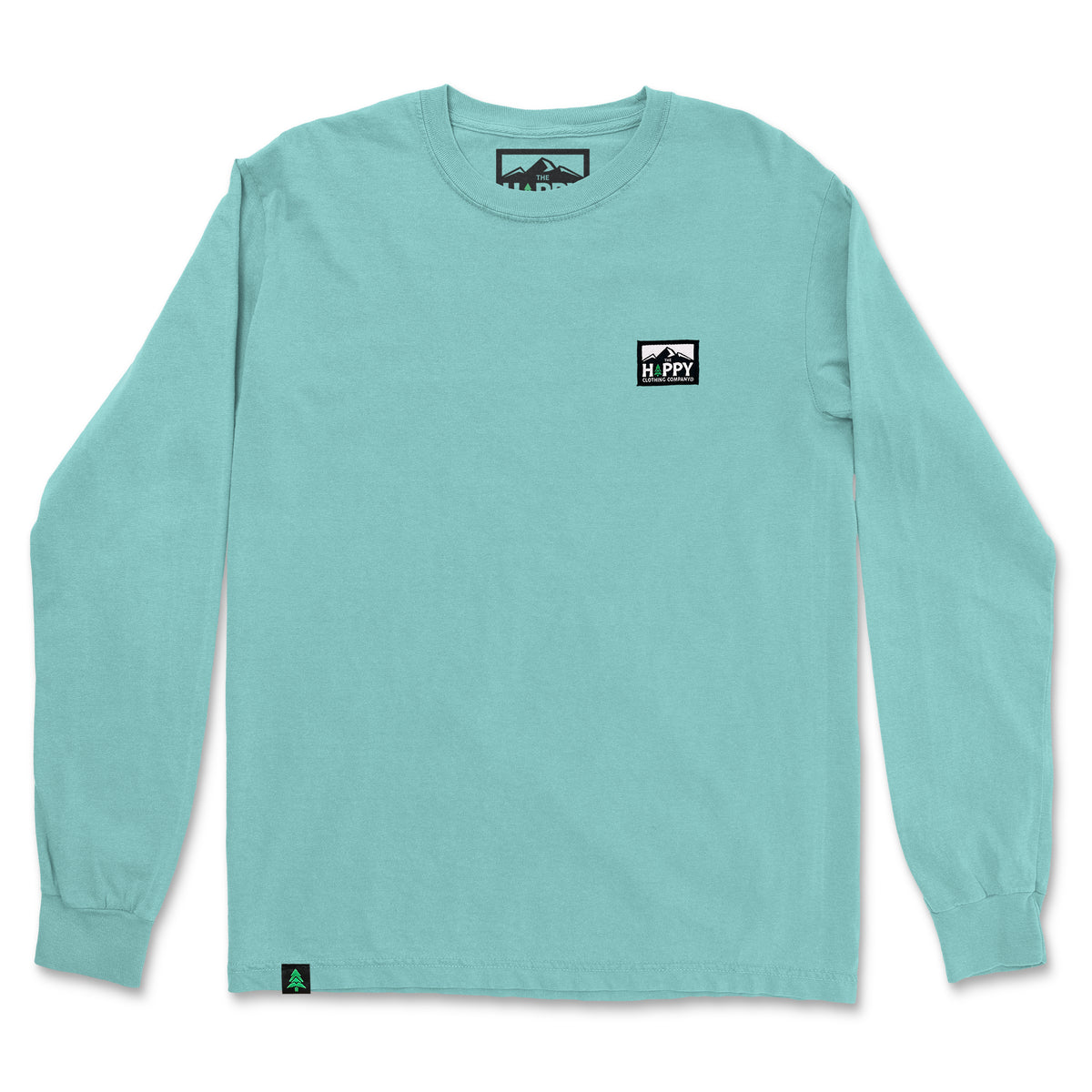 Nature-Dyed Long Sleeve With Logo Label - The Happy Clothing Company