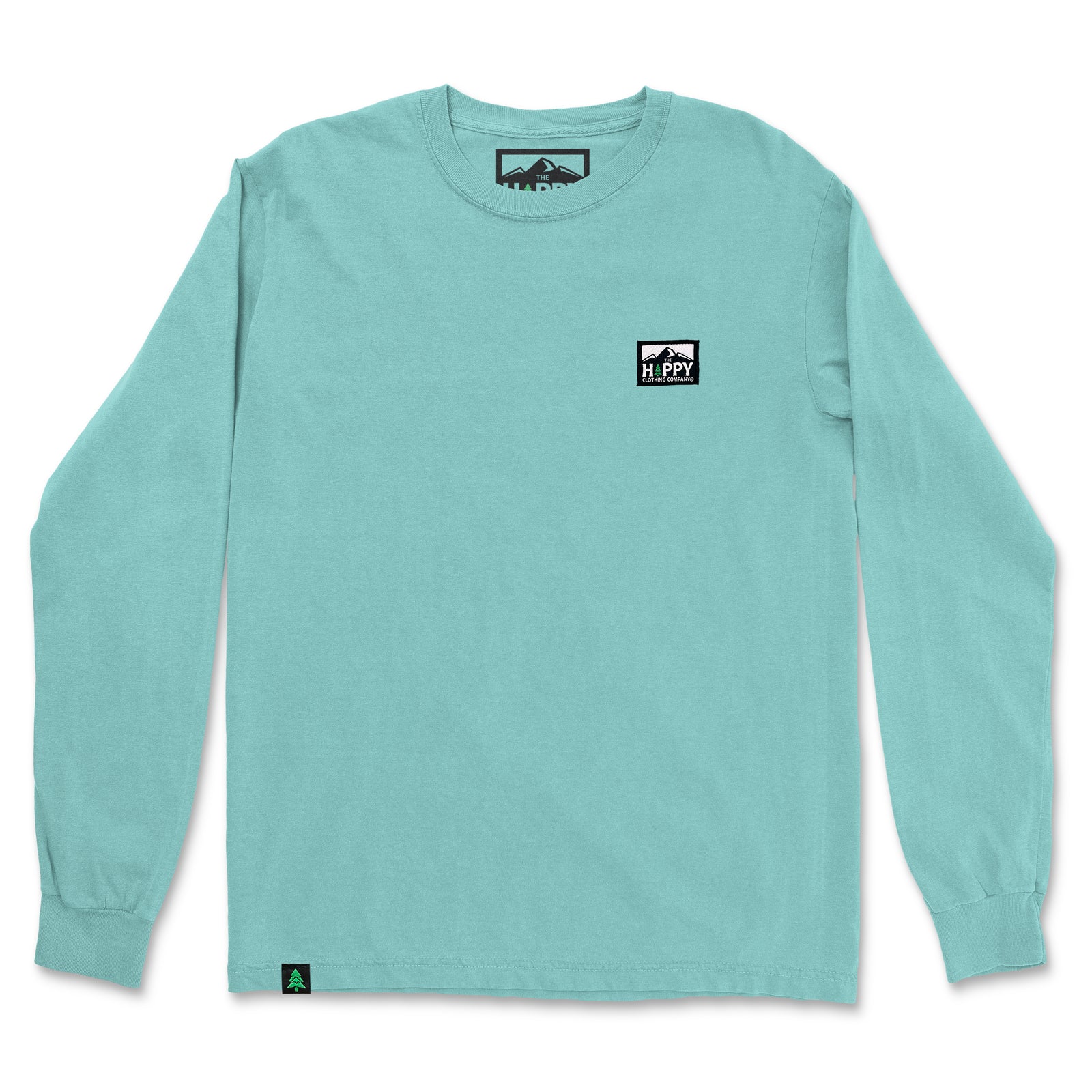 Nature-Dyed Long Sleeve With Logo Label - The Happy Clothing Company
