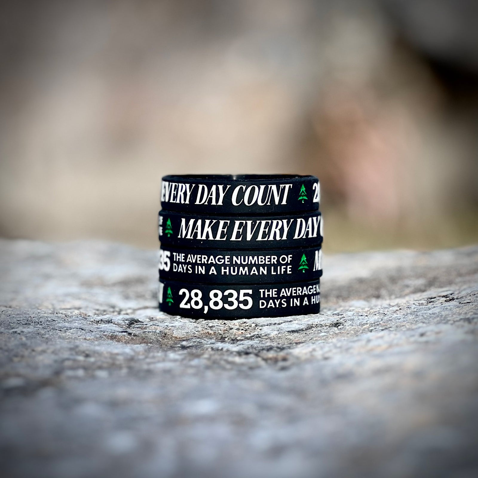 Make Every Day Count Wristband - The Happy Clothing Company