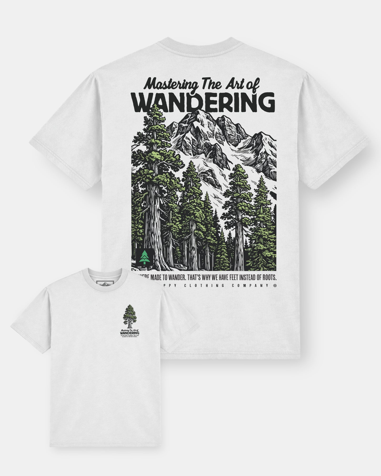 Mastering The Art Of Wandering Vintage Oversized Tee - The Happy Clothing Company