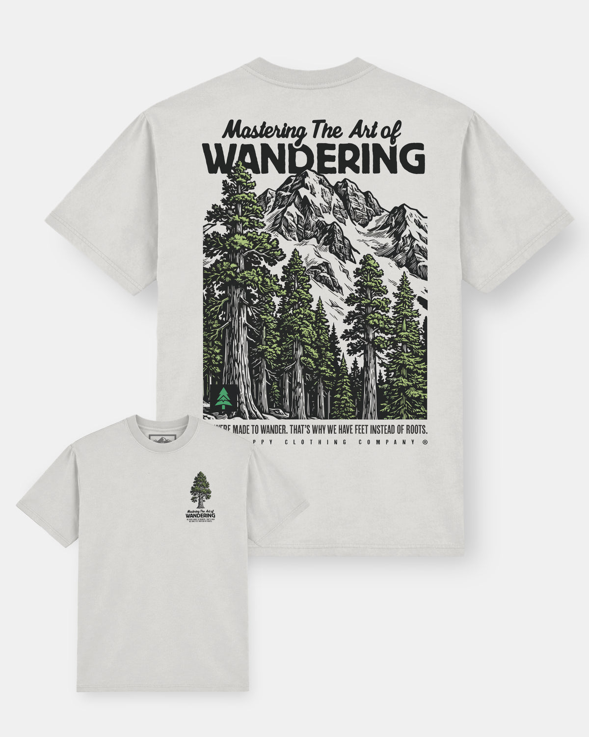 Mastering The Art Of Wandering Vintage Oversized Tee - The Happy Clothing Company